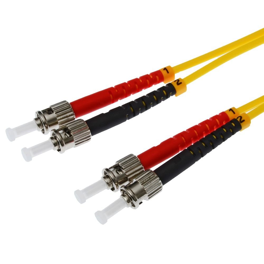 Helos Lwl Cable De Red M/M Duplex 9/125?M Os2 Amarillo 2,0m