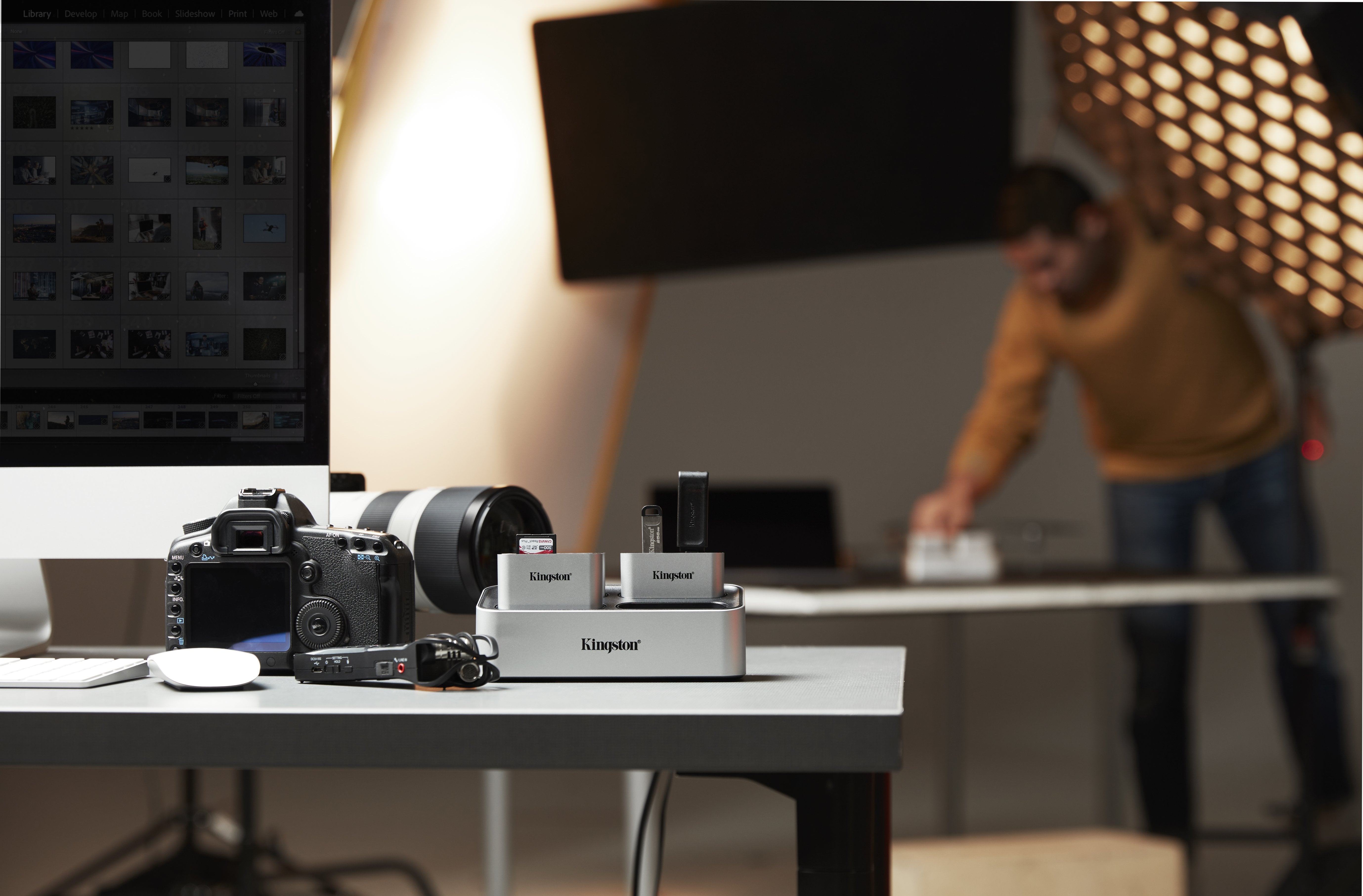 EAN 0740617307740 - Kingston Technology Workflow SD Reader lector de tarjeta USB 3.2 Gen 1 (3.1 Gen 1) Type-C Negro, Plata imagen 5