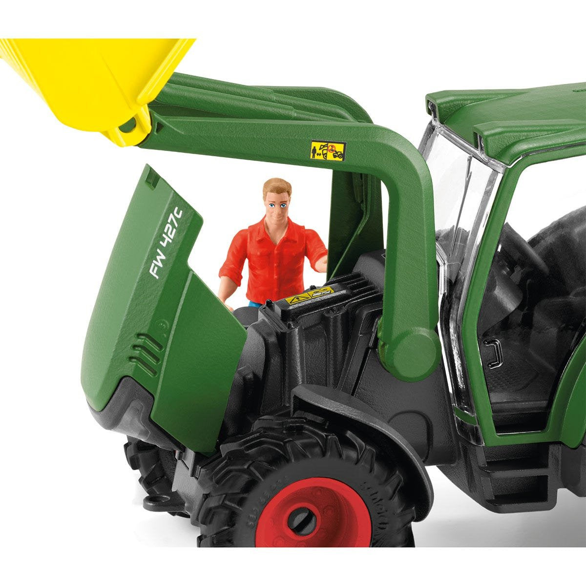 Schleich 42608 Farm World Tractor Con Remolque