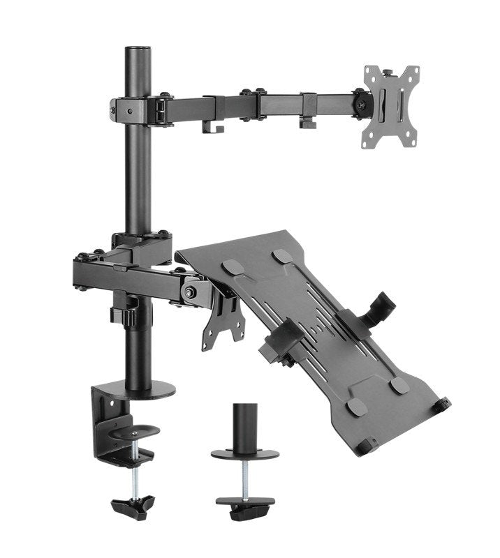 EAN 4040849708152 - Goobay 70815 soporte para ordenador portátil Soporte de mesa con estante para ordenador portátil y brazo imagen 2