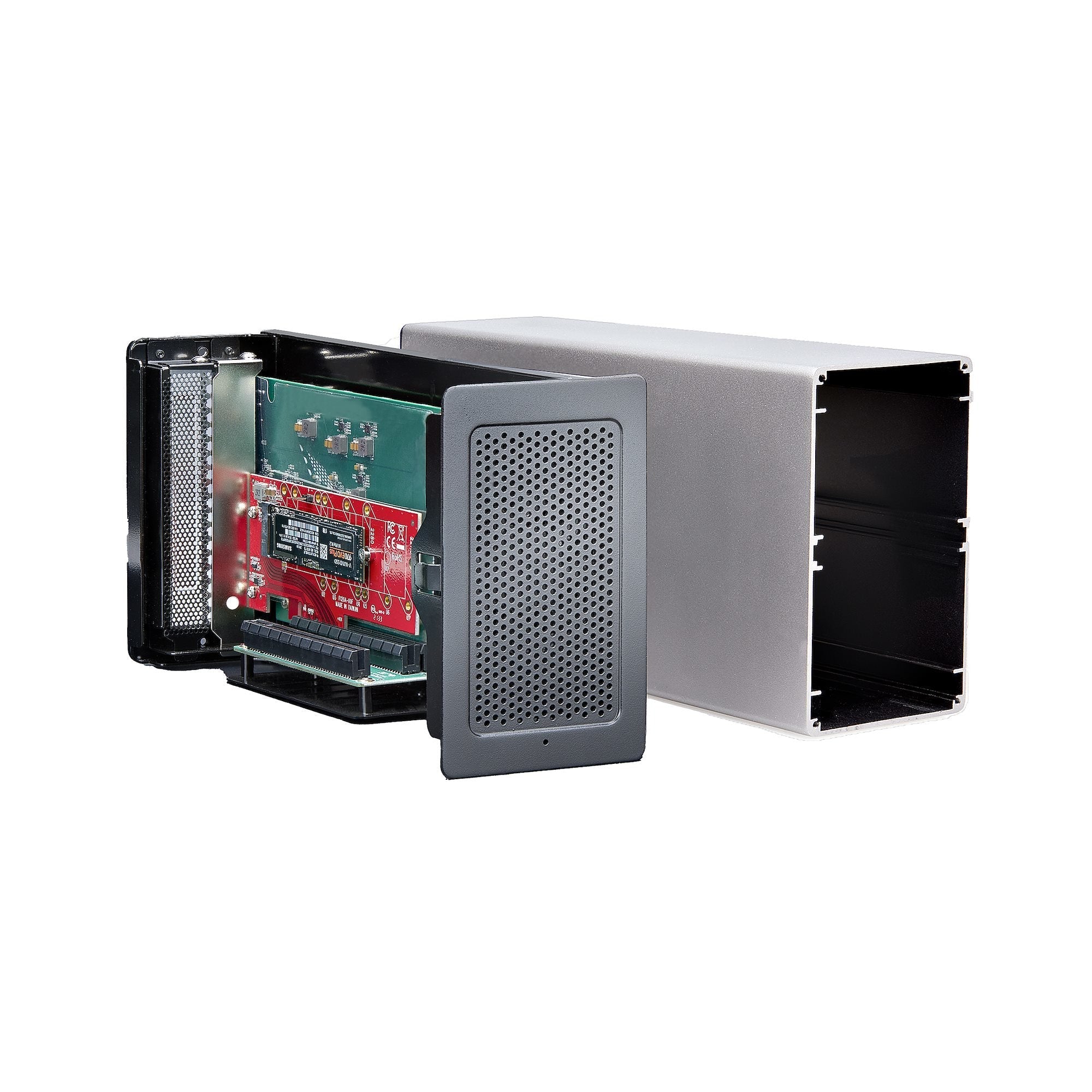 Startech.Com Caja De Expasión Thunderbolt 3 A Pci Express - Carcasa Con 2 Ranuras Pcie Para Portátiles - 8/4k Por Tb3/Dp 1.4 - Adaptador Tb3 A Pcie - No Compatible Con Tarjetas Gráficas Gpus
