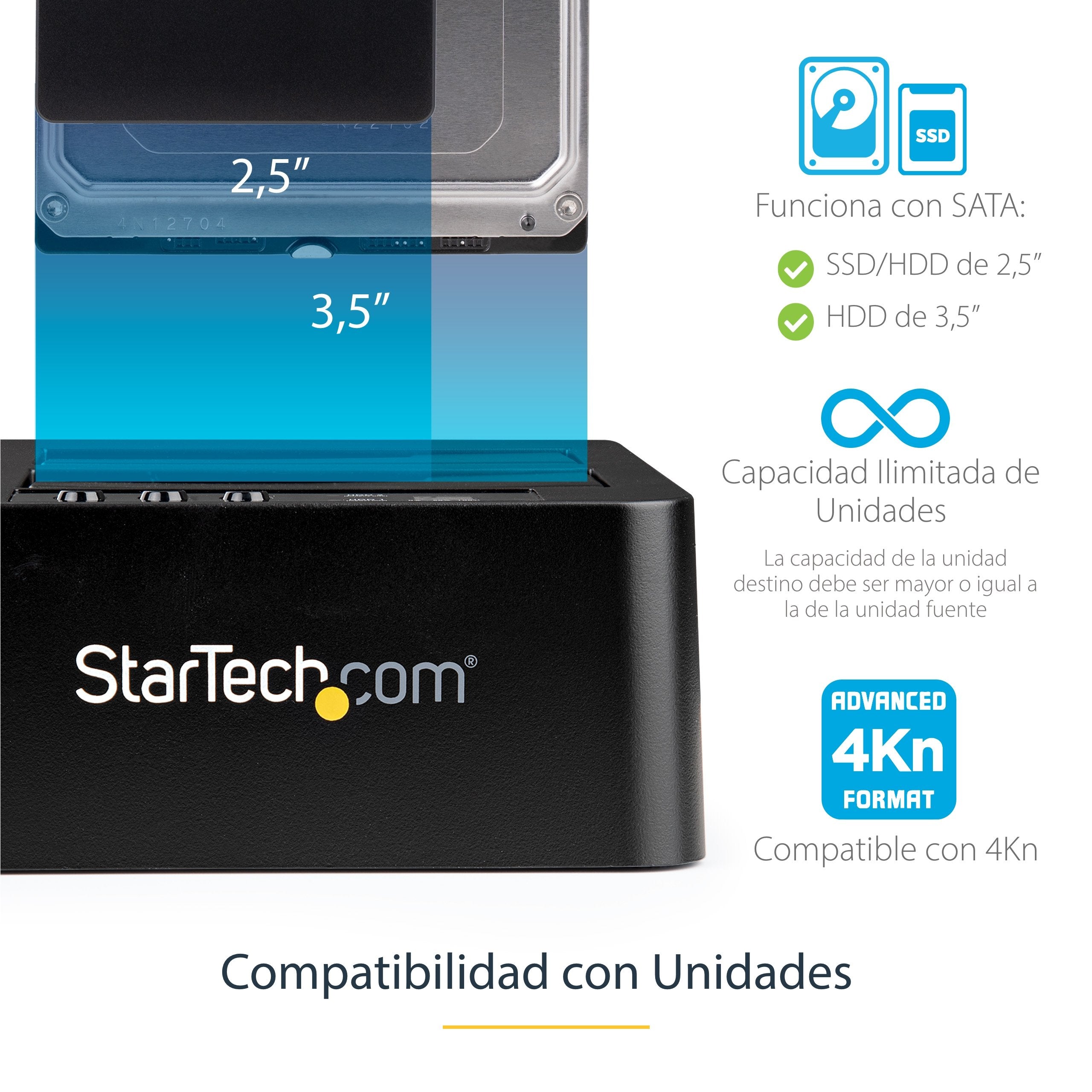 EAN 0065030855884 - StarTech.com SDOCK2U33RE duplicador de datos y soporte Duplicador de HDD/ SSD (discos duros/unidades de e imagen 6