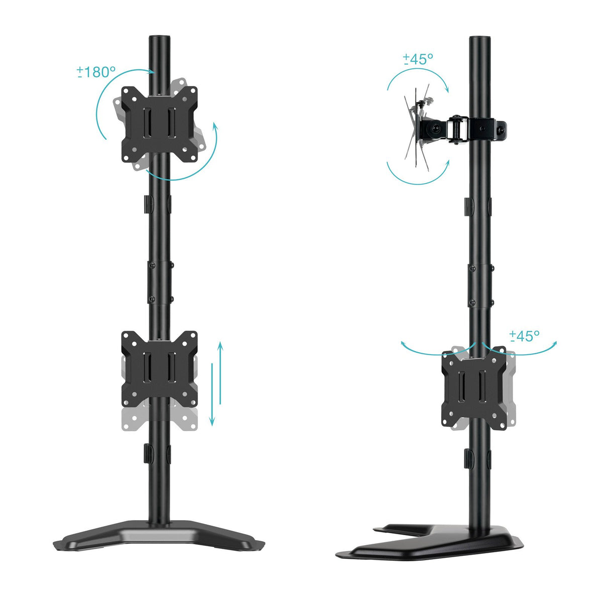 EAN 8433281012035 - TooQ DB1703TNV-B soporte para monitor 81,3 cm (32") Escritorio Negro imagen 2
