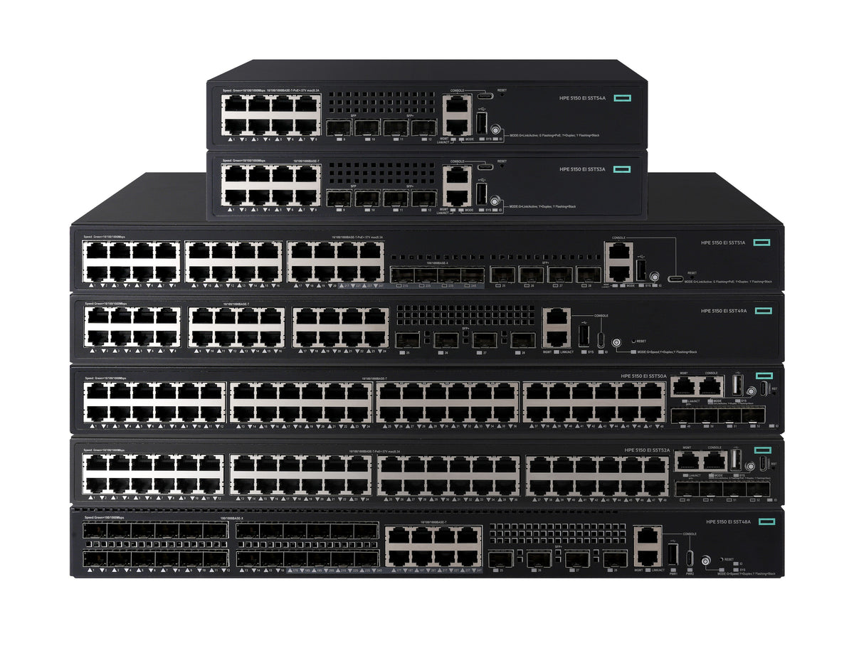 EAN 0190017788951 - HPE Networking Comware Switch 8p 10M/100M/1G PoE+ 2p SFP 1G 2p SFP+ 1G/10G 5150EI imagen 1