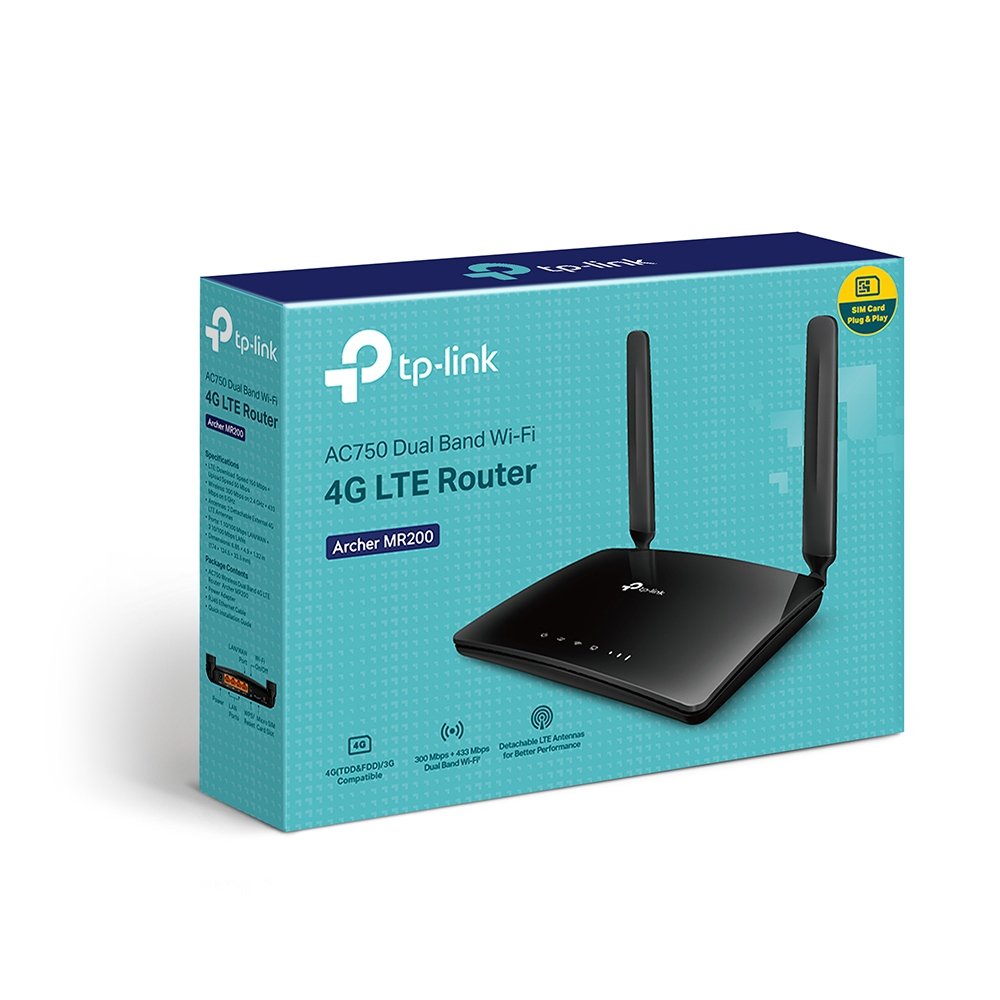 Tp-Link Archer Mr200 Router Dual Band 4g Lte Ac750