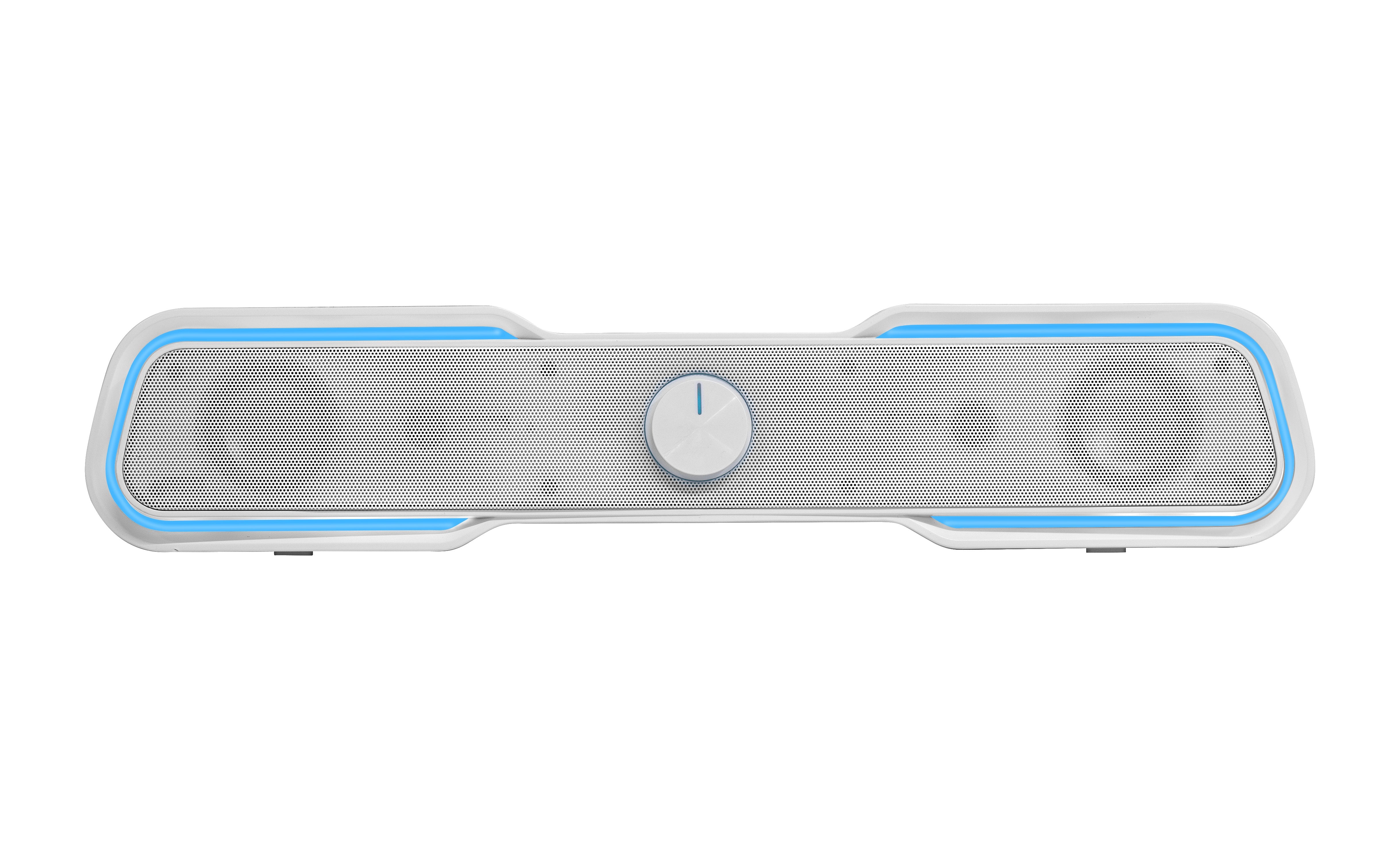 Barra De Sonido Con Bluetooth Mars Gaming Msbx 10w 2.0 Blanca