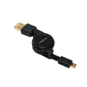 Logilink Cu0090 Cable Usb 0,75 M 2.0 Usb A Micro-Usb B Negro