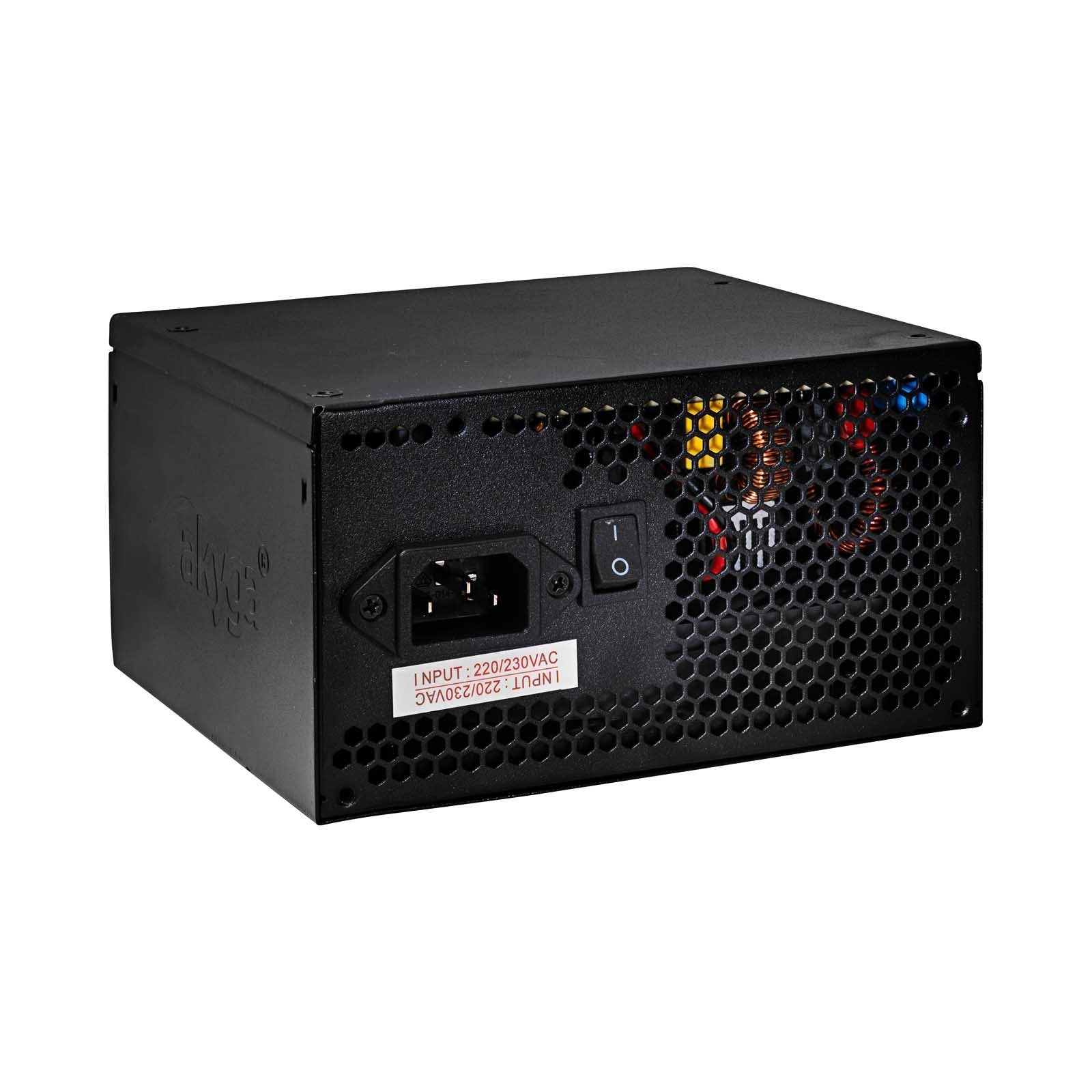 EAN 5901720139559 - Akyga AK-C2-500 unidad de fuente de alimentación 468 W 20+4 pin ATX ATX Negro imagen 3