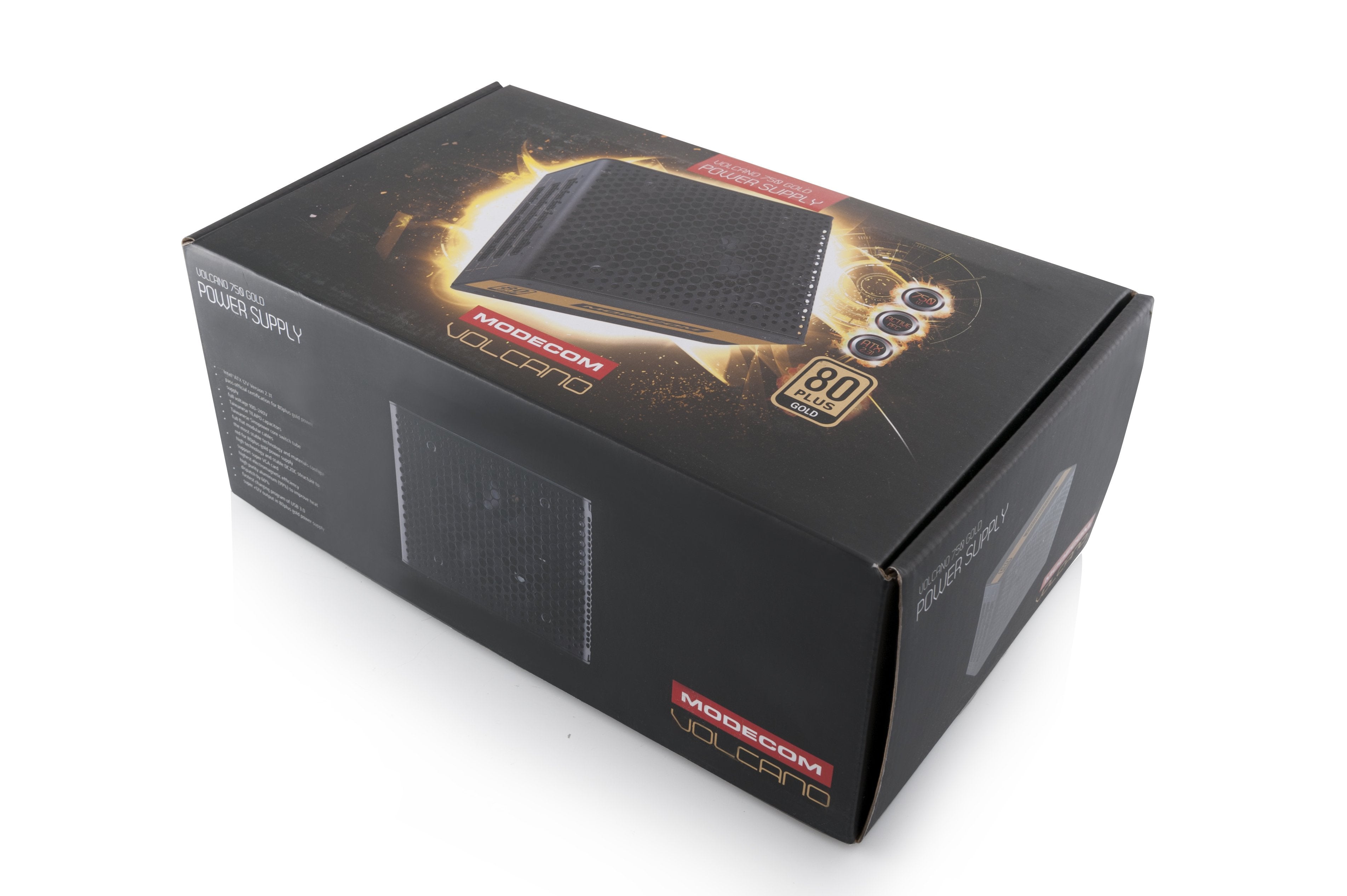 Modecom Volcano Gold Unidad De Fuente De Alimentación 750 W 20+4 Pin Atx Atx Negro