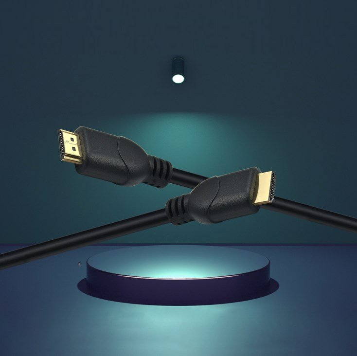 Helos Cable, Hdmi Macho/Macho, 4k, 1,0m, Negro
