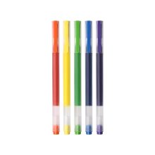 Bolígrafos De Tinta De Gel Xiaomi Mi High-Capacity Gel Pen 5 Unidades Colores Variados