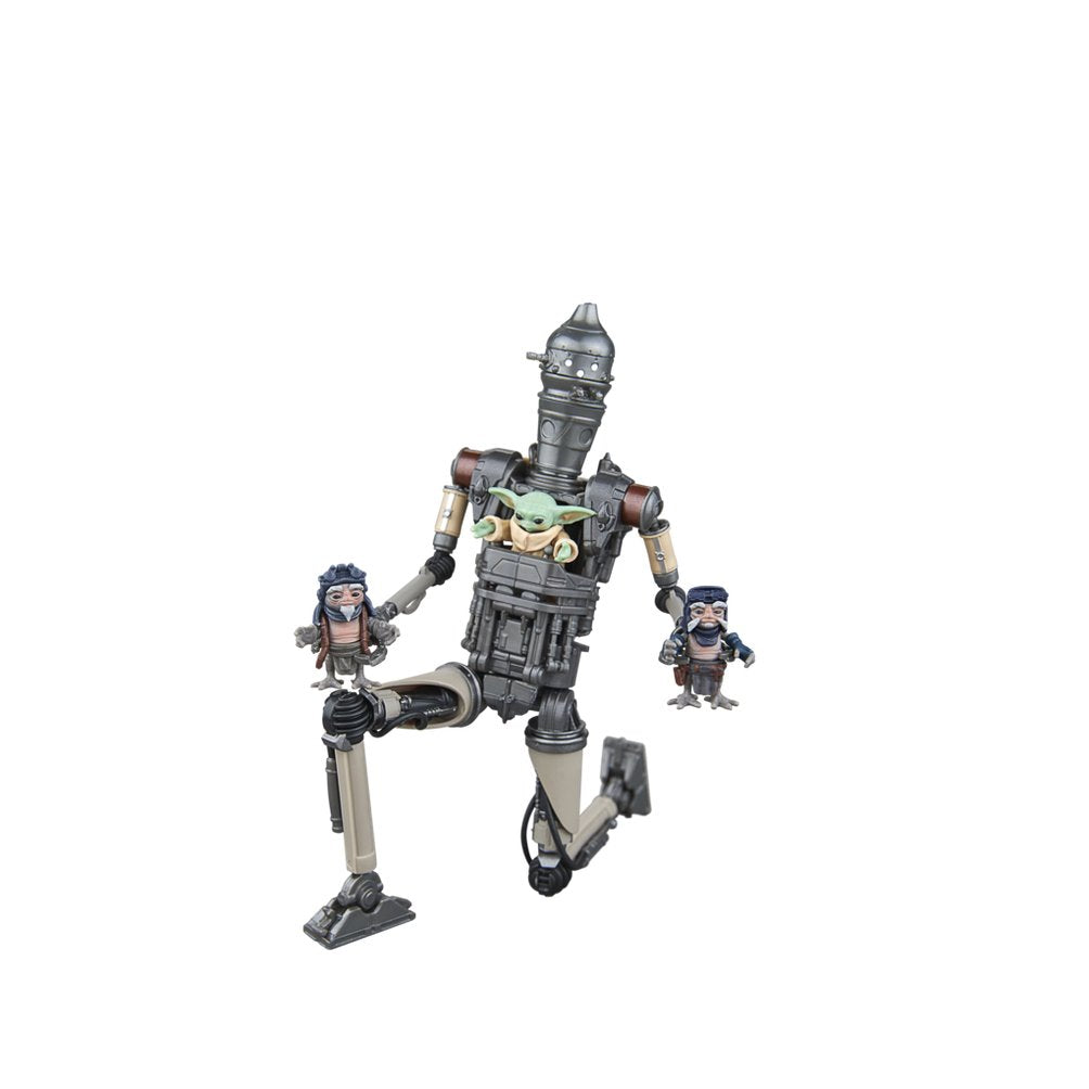 Figura Hasbro Star Wars: The Mandalorian The Black Series Ig 12 & Grogu