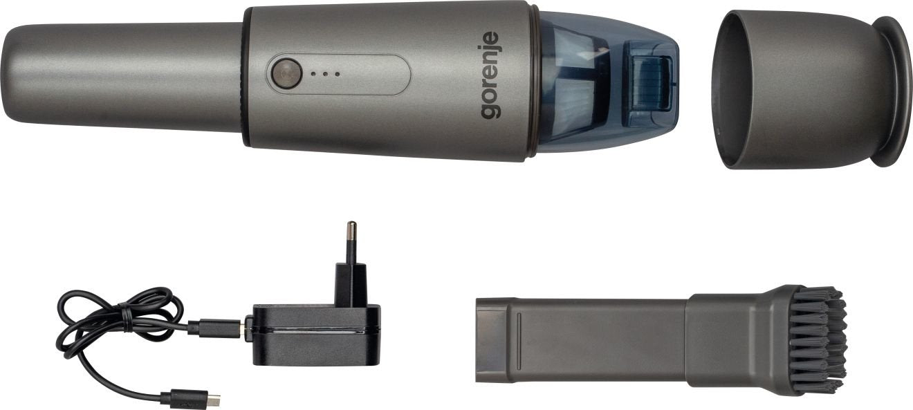 Aspiradora Gorenje Mvc72hga, De Mano, Autonomía 12 Min, Contenedor De Polvo 0,1 L, Tiempo De Carga 4 H, Antracita