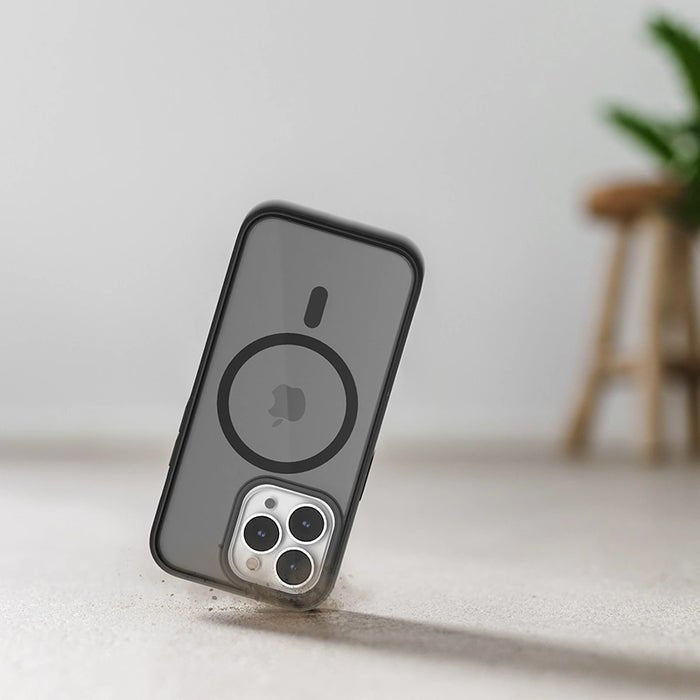 Woodcessories Funda Transparente Magsafe Iphone 15 Pro Max Negro