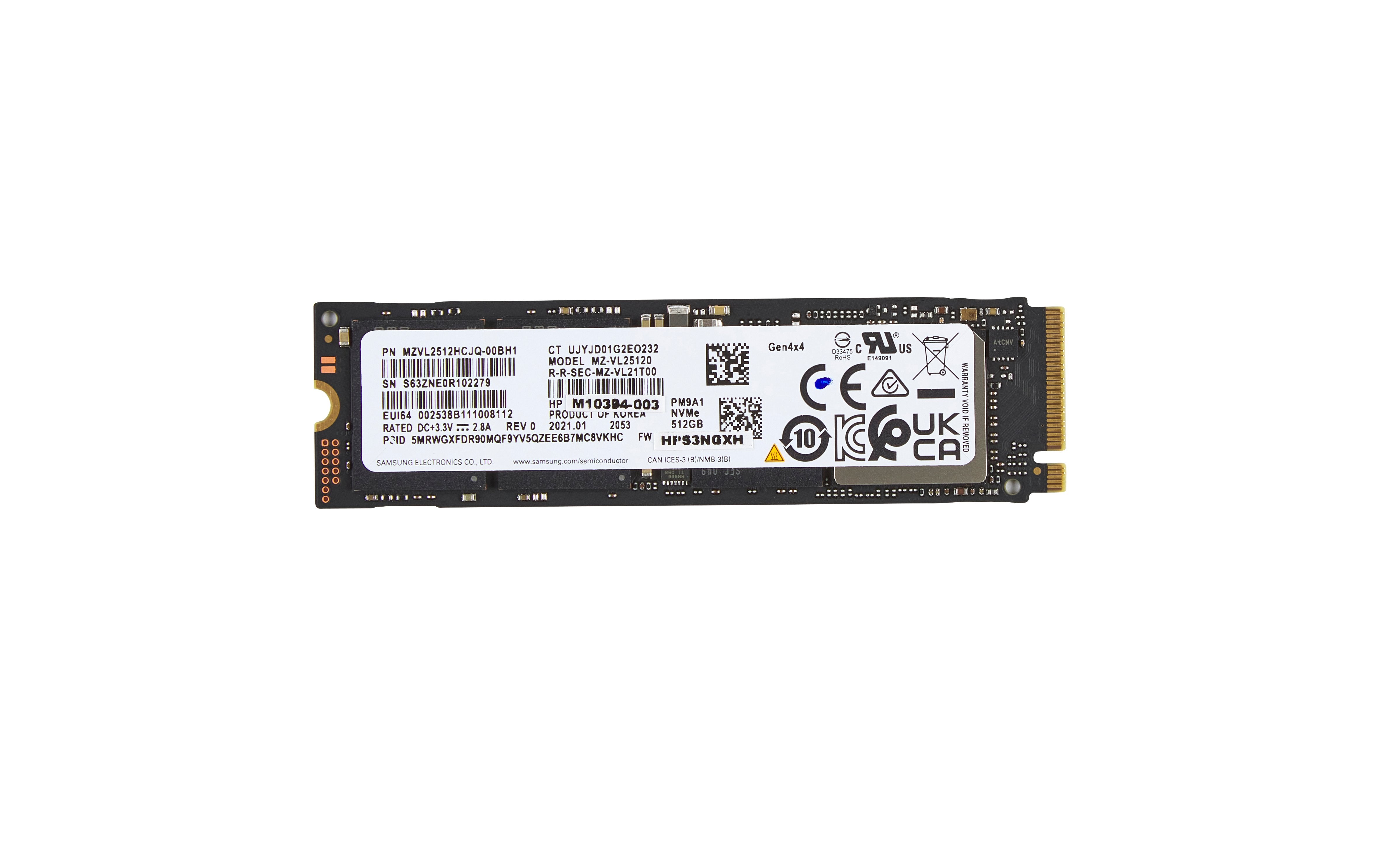 EAN 0198701274223 - HP 512GB PCIe-4x4 NVMe Solid State Drive imagen 1