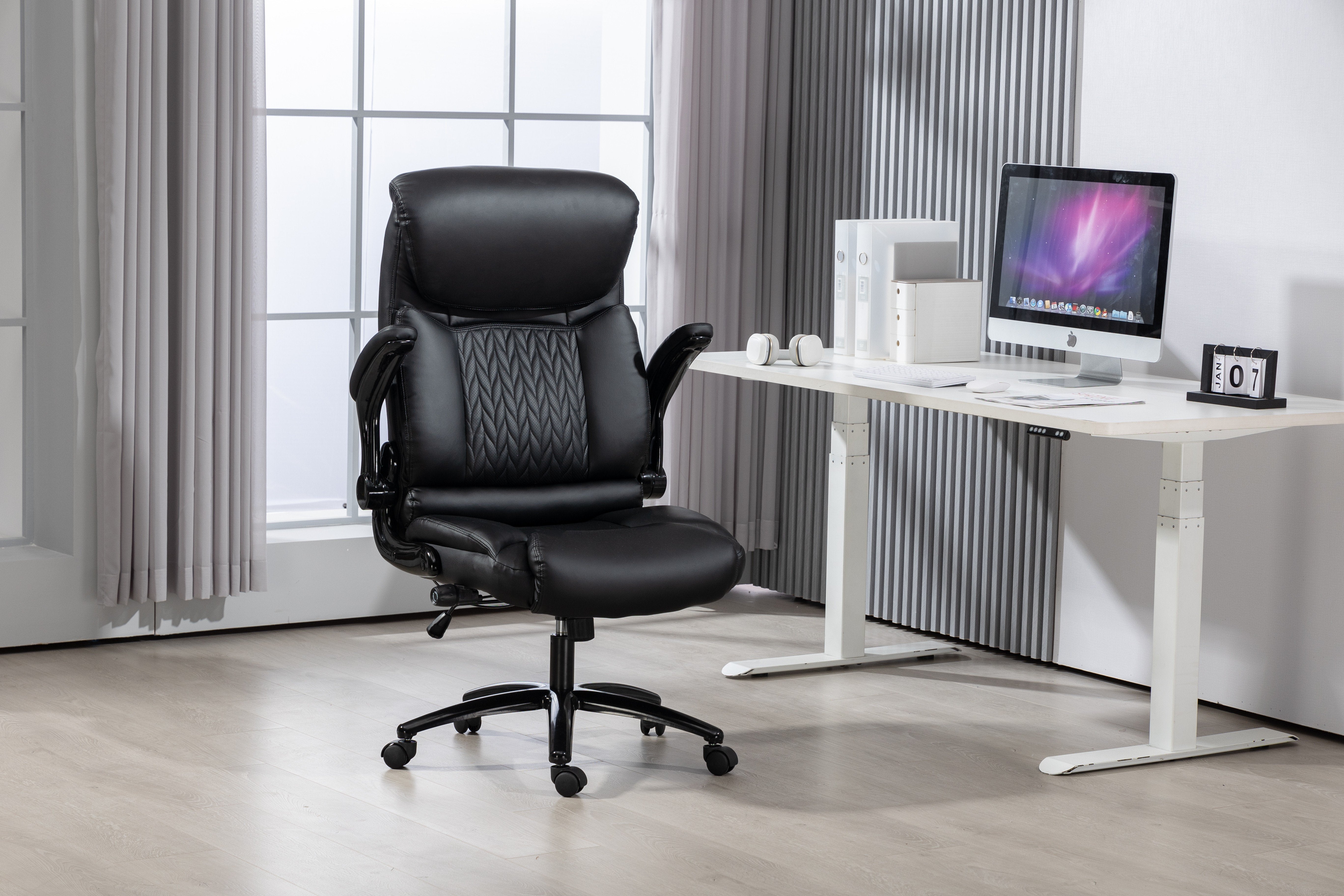 EAN 5901443391555 - Activejet YK7406-1 BK silla de oficina y de ordenador Asiento acolchado Respaldo acolchado imagen 27