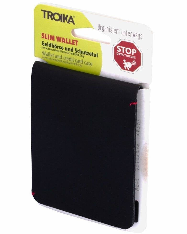 EAN 4024023231995 - TROIKA WAL10/LE monedero, tarjetero y portadocumento de viaje Billetera Negro Imitación piel imagen 4