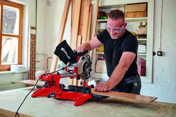 Sierra Tronzadora E Ingletadora Einhell Tc-Sm 2131/1 Dual Rojo/Negro, 1.500 Vatios 4300390