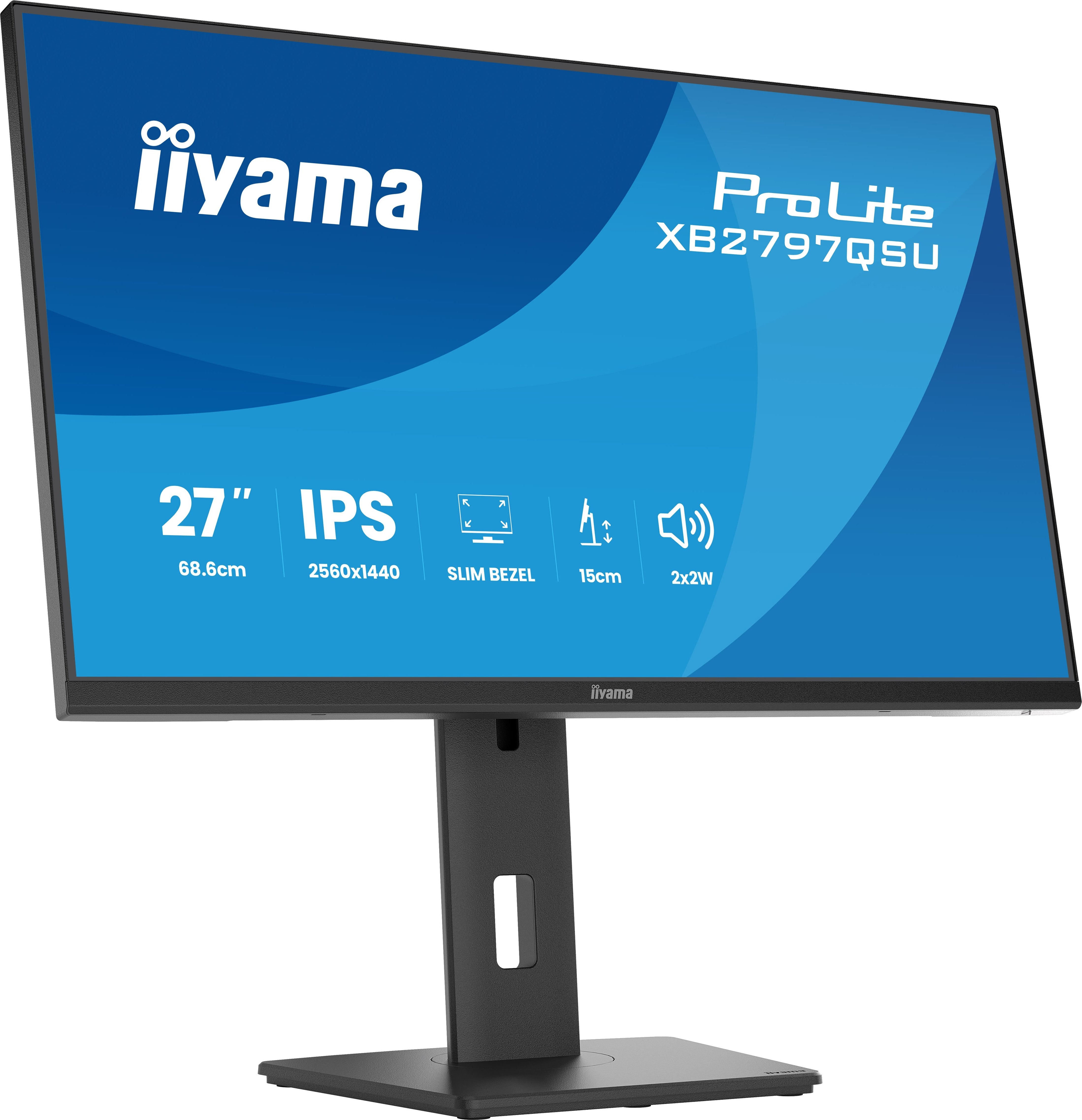 Iiyama 68.6cm 27" Xb2797qsu-B1 16:9 2xhdmi+Dp+2xusb-C