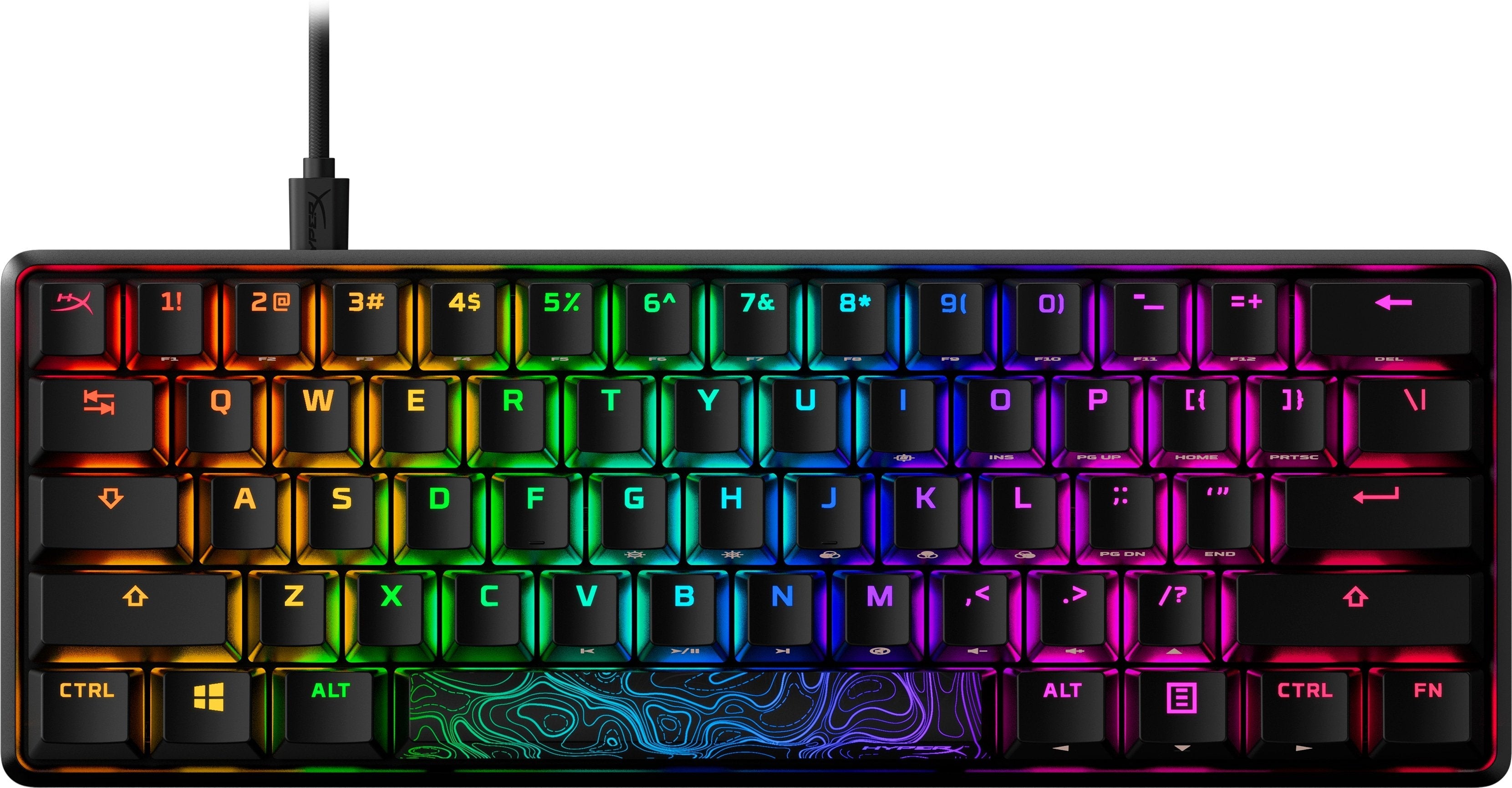 EAN 0196188048948 - HyperX Alloy Origins 60 - Mechanical Gaming Keyboard - HX Red (US Layout) (HKBO1S-RB-US/G) teclado Juego imagen 9