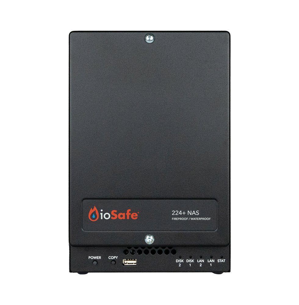Iosafe 224+ Nas Hdd Diskless, 2yr Hardware Warranty, Eu+Uk