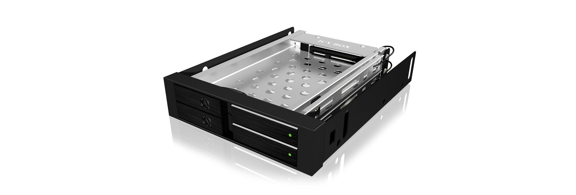 EAN 4250078189633 - ICY BOX IB-2227StS 8,89 cm (3.5") Bandeja para disco duro Negro imagen 3