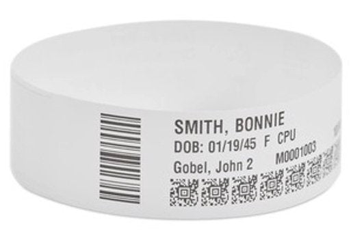EAN 5711783227168 - Zebra ZBAND3 muñequera Blanco Pulsera de hospital imagen 1