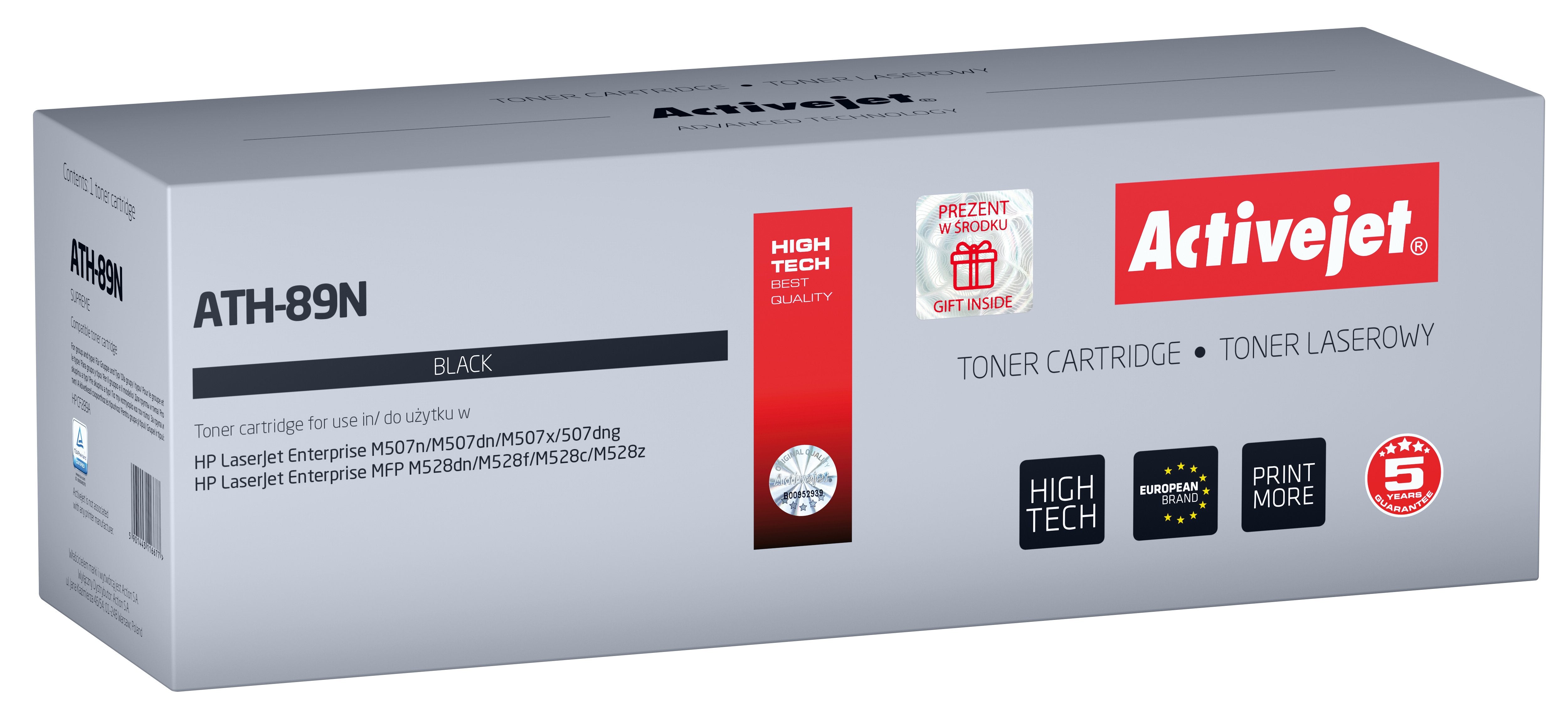 EAN 5901443116677 - Activejet ATH-89N cartucho de tóner 1 pieza(s) Compatible imagen 1