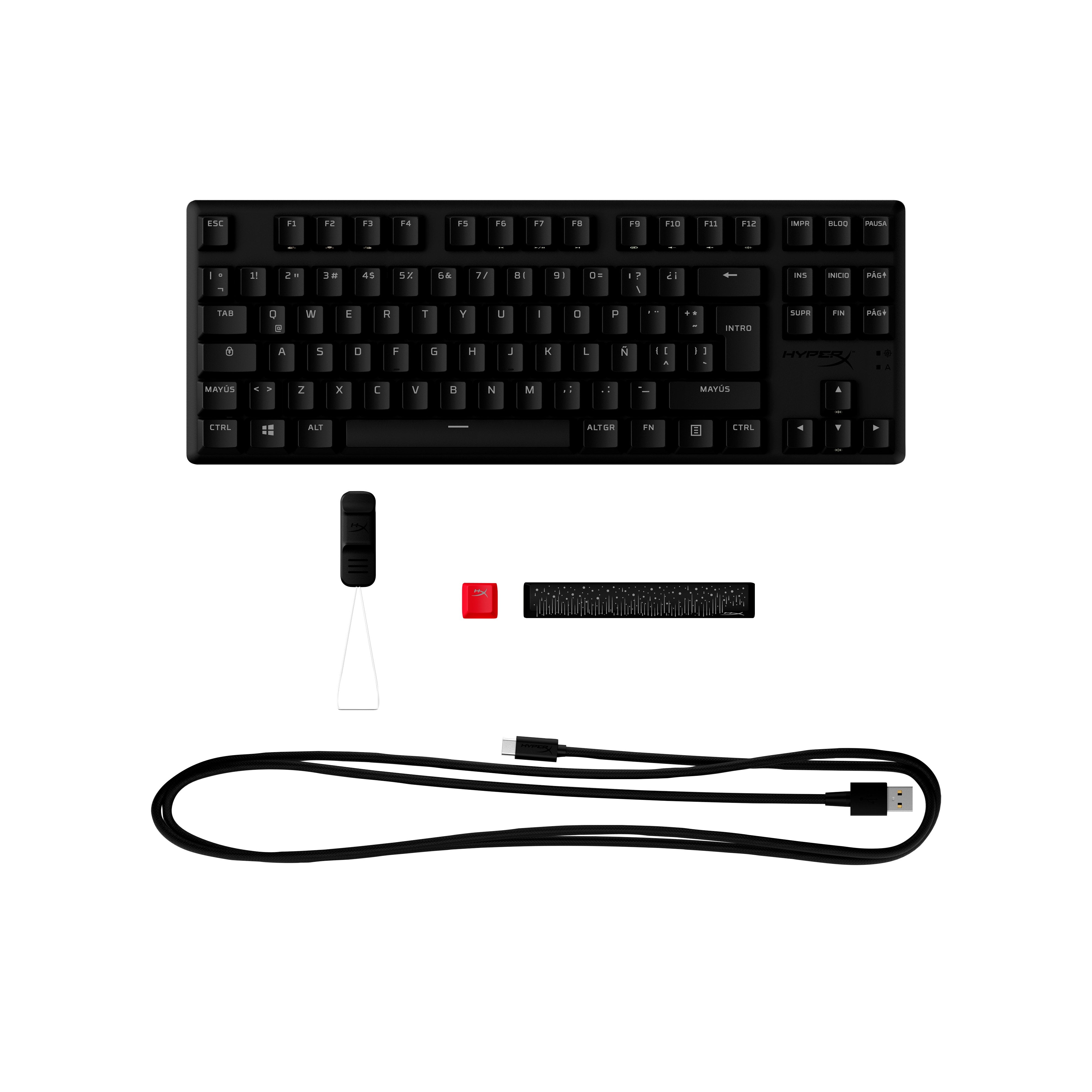 EAN 0196337969827 - HyperX Alloy Origins Core PBT HX Aqua Gaming Keyboard teclado Juego USB Negro imagen 1
