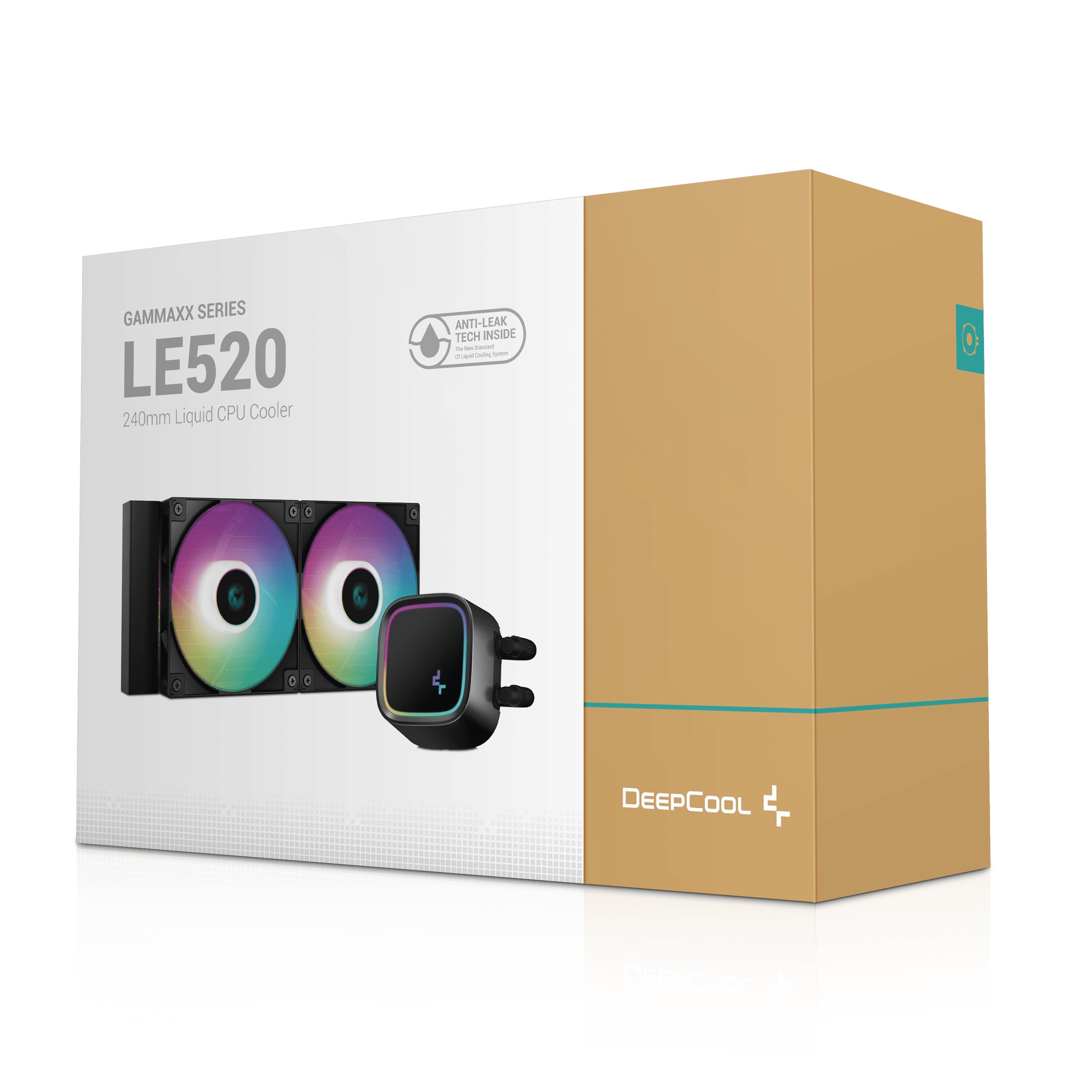 EAN 6933412728047 - DeepCool LE520 Procesador Sistema de refrigeración líquida todo en uno 12 cm Negro 1 pieza(s) imagen 7