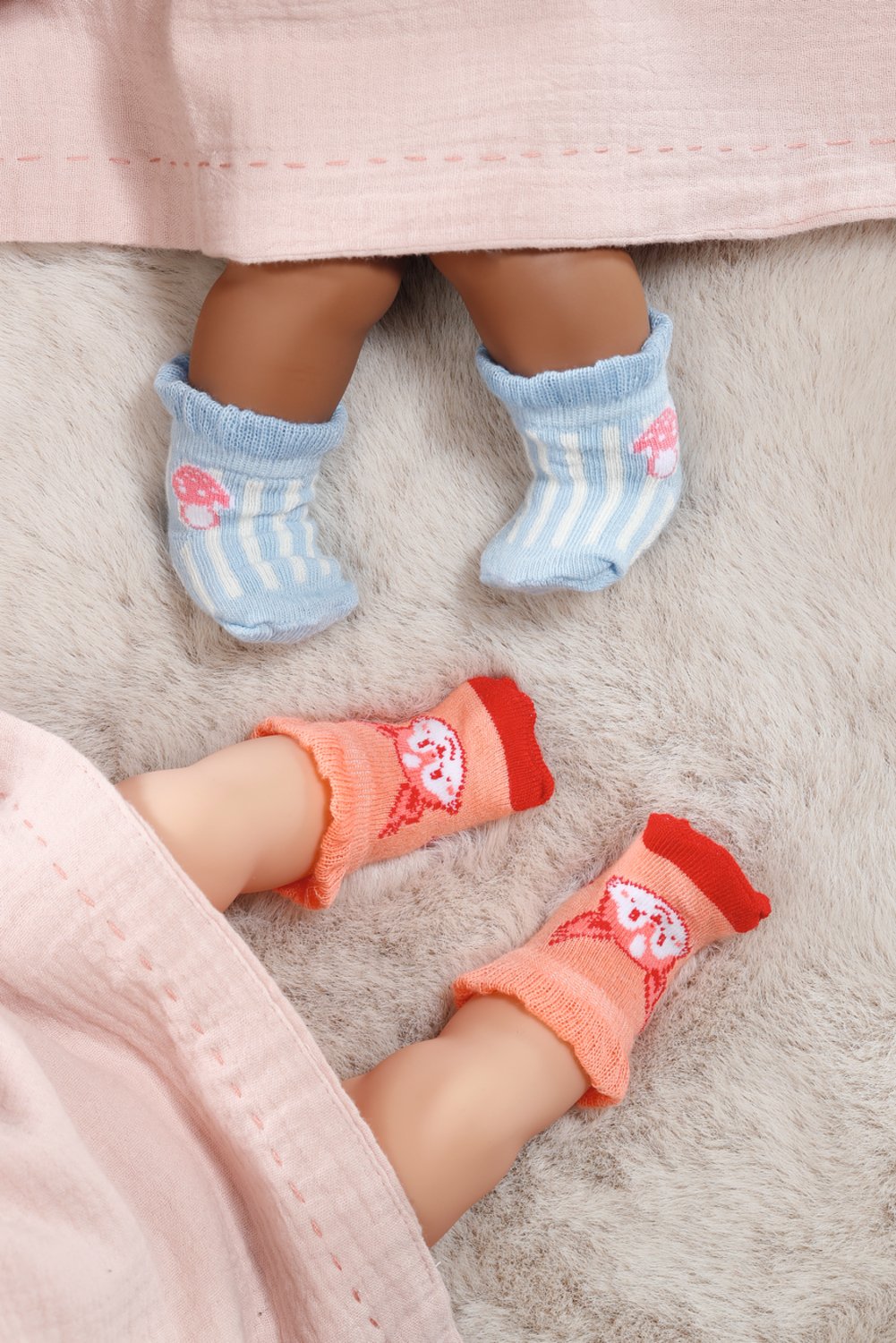 Pack De 2 Calcetines Zapf Creation Baby Annabell®, Accesorios Para Muñecas (Artículo Surtido, 43 Cm, Dos Pares) 709627