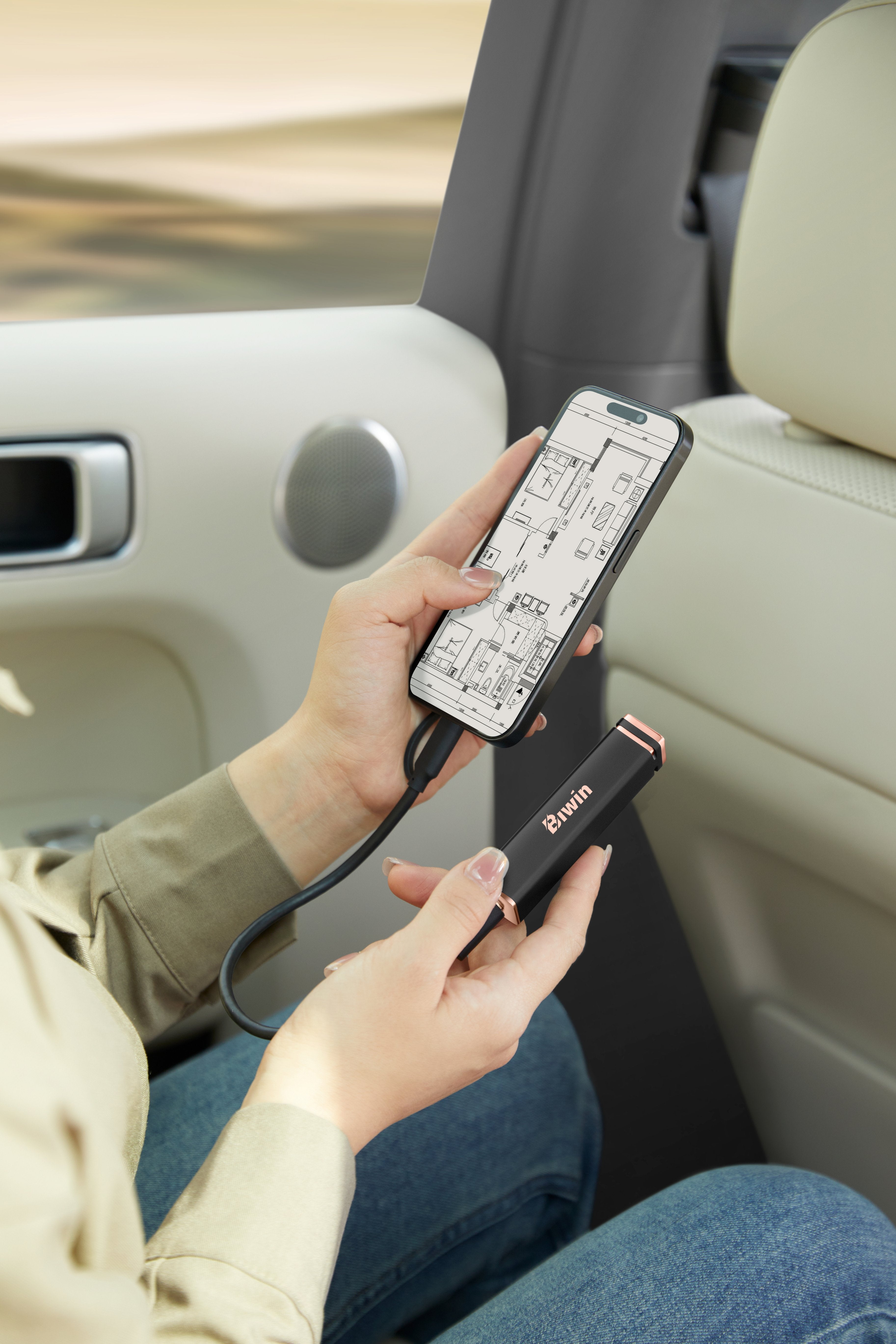 EAN 6955914623064 - Biwin PD2000 2 TB USB Tipo C USB 3.2 Gen 2x2 Oro imagen 12