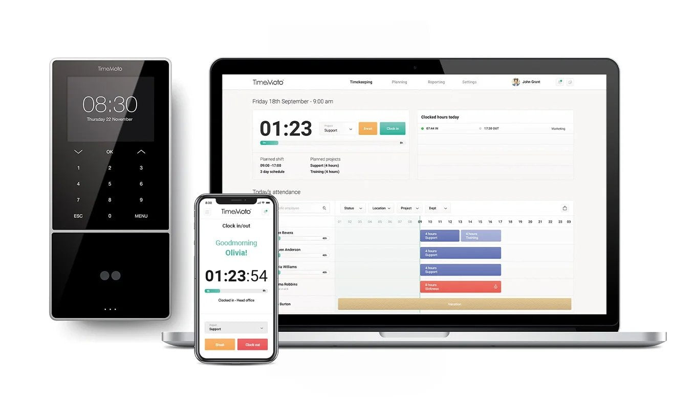 EAN 8717496337528 - Safescan TM-838 SC Negro Reconocimiento facial, Contraseña, Tarjeta de proximidad, Tarjeta inteligente CC imagen 12