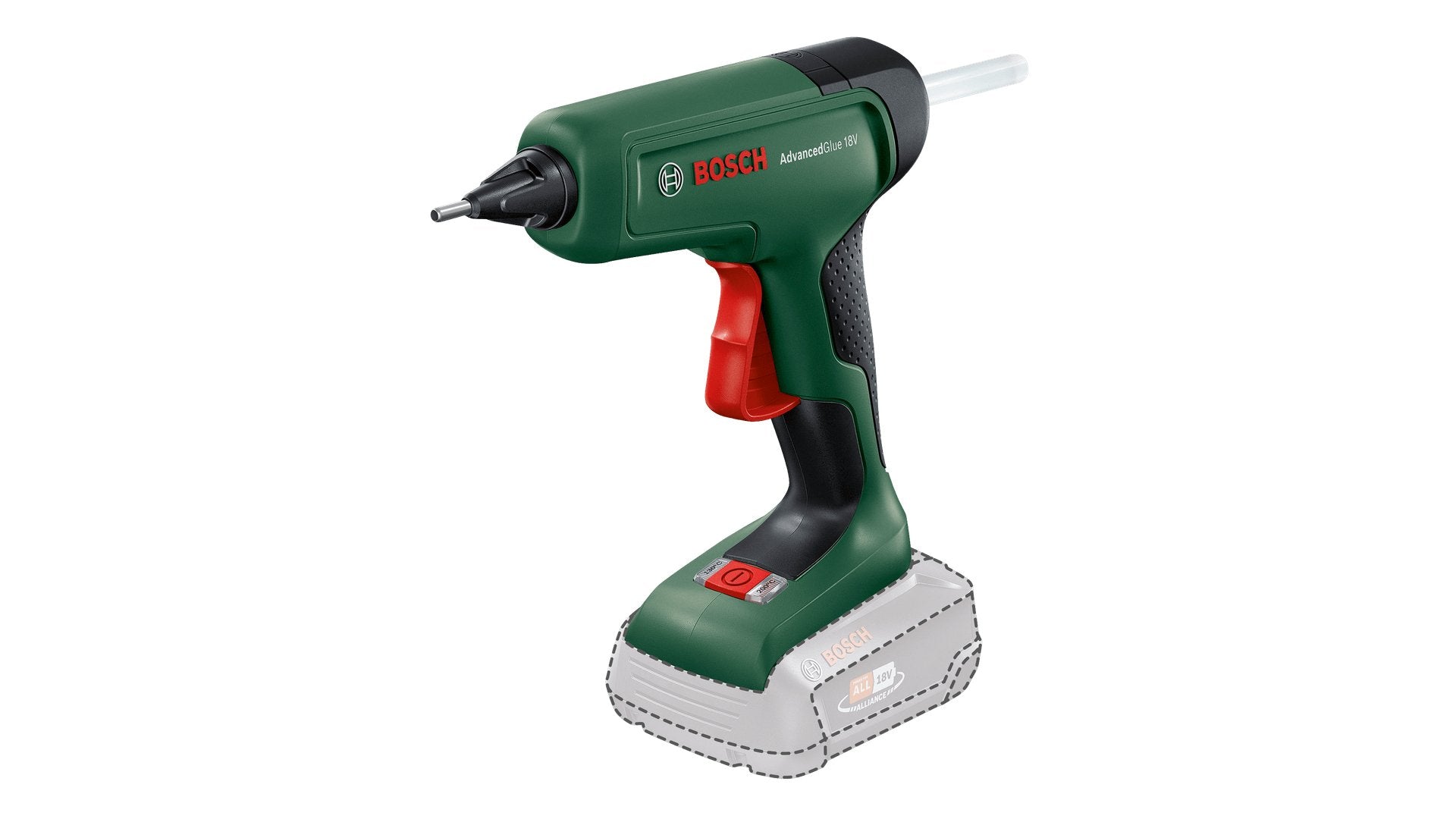 EAN 4059952558172 - Bosch AdvancedGlue 18V Pistola de cola termofusible Verde imagen 1