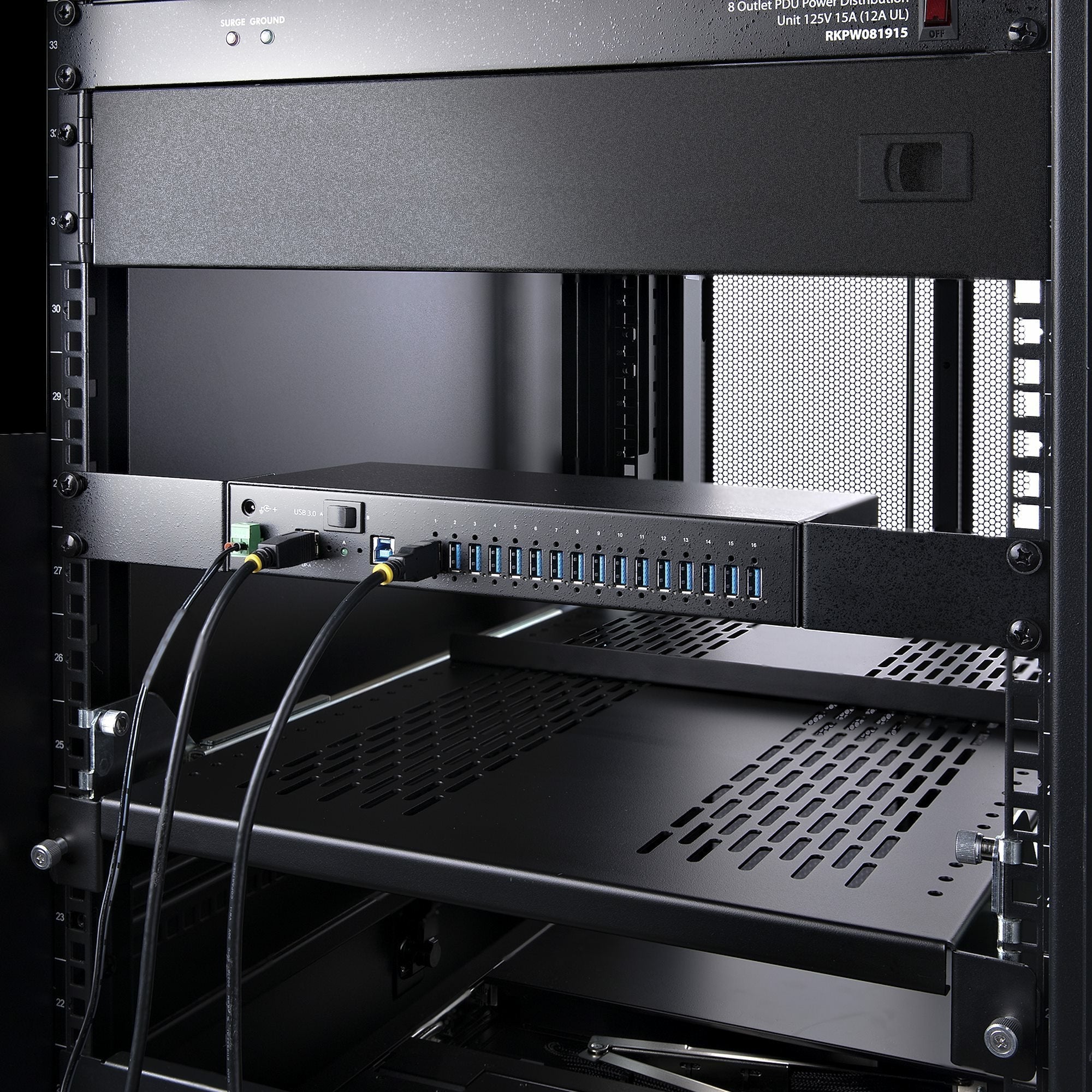 EAN 0065030905381 - StarTech.com S5G16AINDS-USB-A-HUB hub de interfaz 2 x USB 3.2 Gen 1 (3.1 Gen 1) Type-B 5000 Mbit/s Negro imagen 8