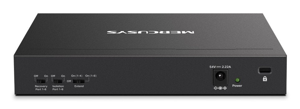 EAN 6957939003678 - Mercusys MS110CMP switch Fast Ethernet (10/100) Energía sobre Ethernet (PoE) Negro imagen 3