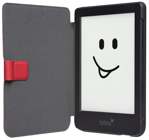 Tolino Shine - Tasche Slim - Dark Rojo Texture