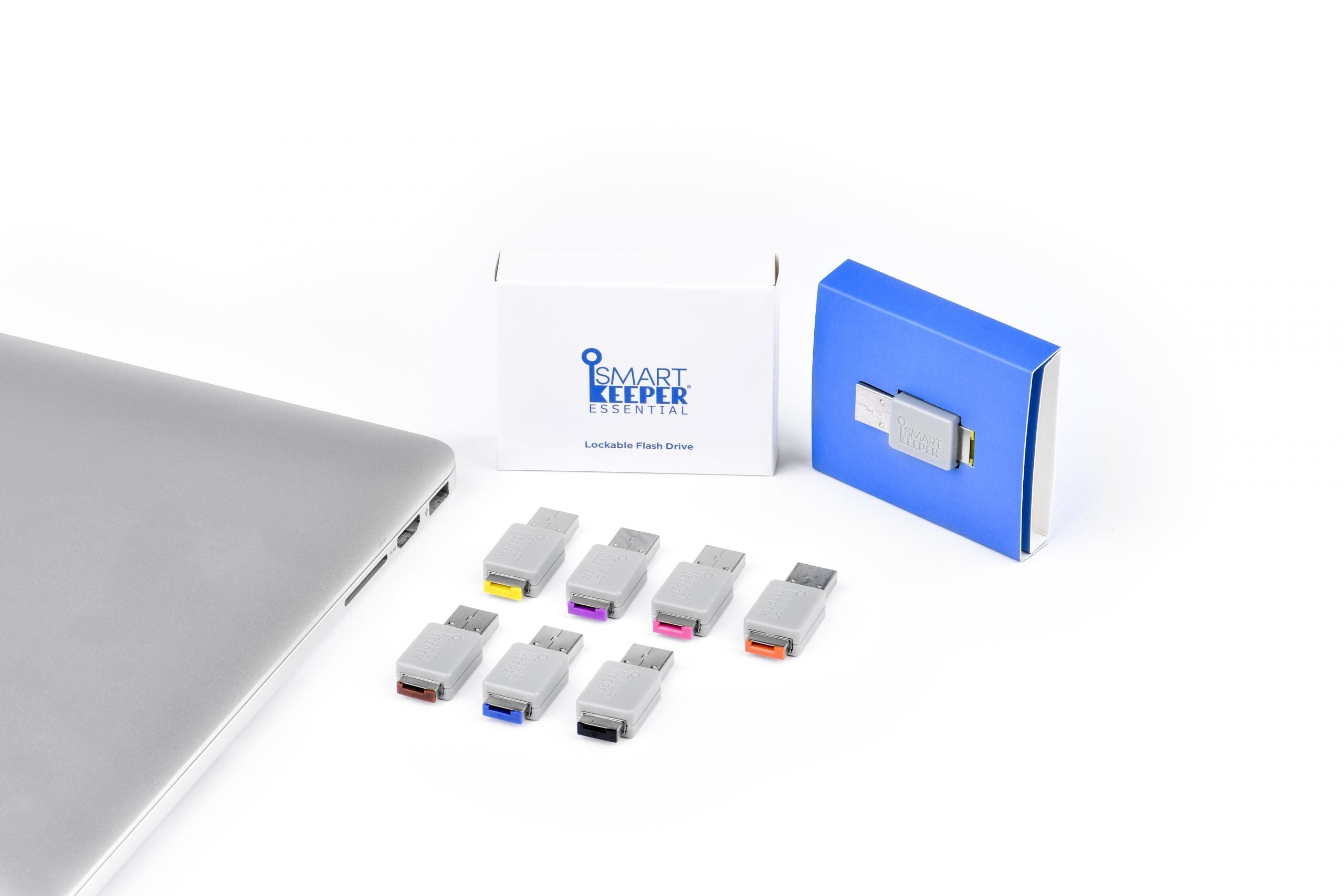 Smartkeeper Basic "Usb Mick" Con Cerradura 32gb Azul Oscuro