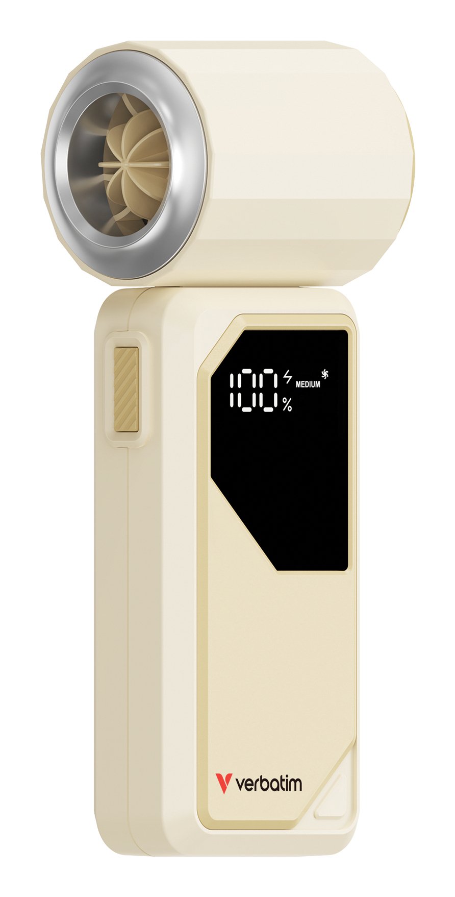 Verbatim Cool`N`Go Airjet Handheld Fan White/Silver 32341
