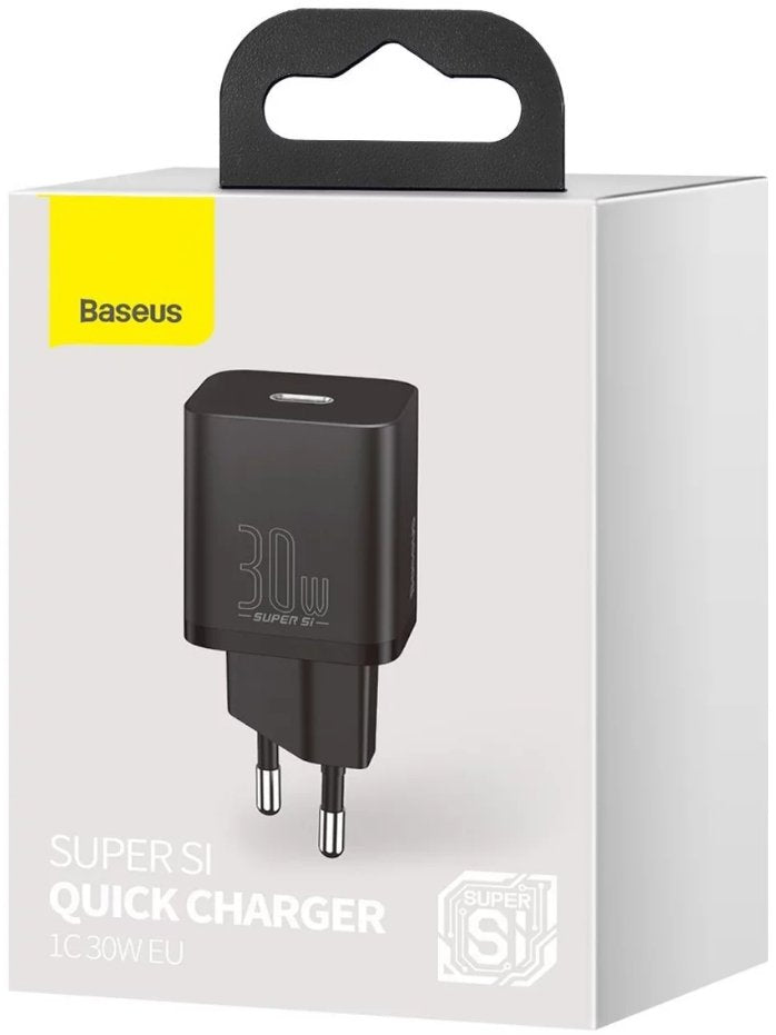 EAN 6953156205062 - Baseus CCSUPJ01 cargador de dispositivo móvil Universal Negro Corriente alterna Carga rápida Interior imagen 3
