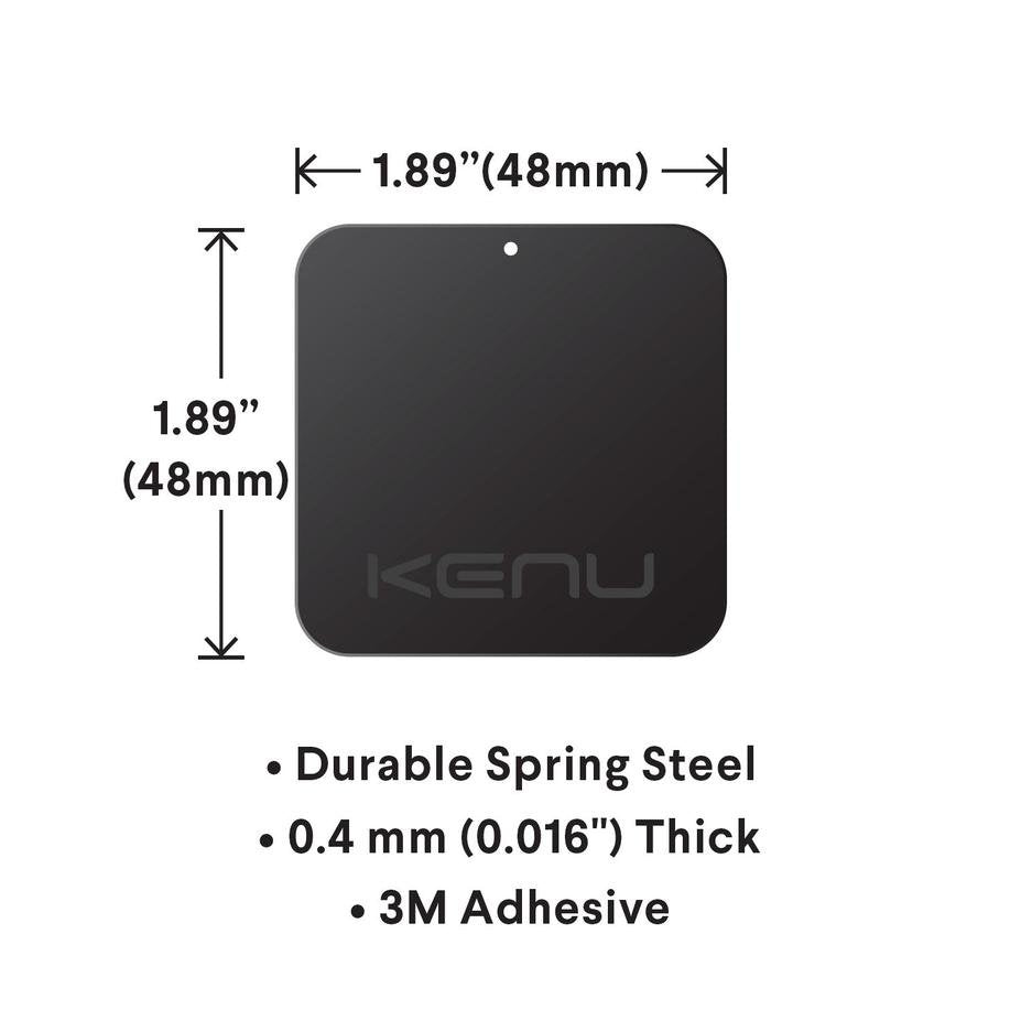 Kenu Airframe Magnetic Móvil Soporte Negro