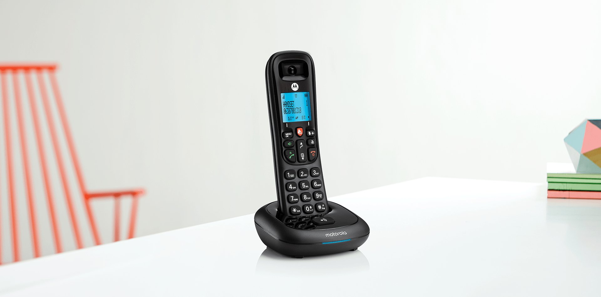 EAN 5055374703175 - Motorola CD4001 Teléfono DECT Identificador de llamadas Negro imagen 2