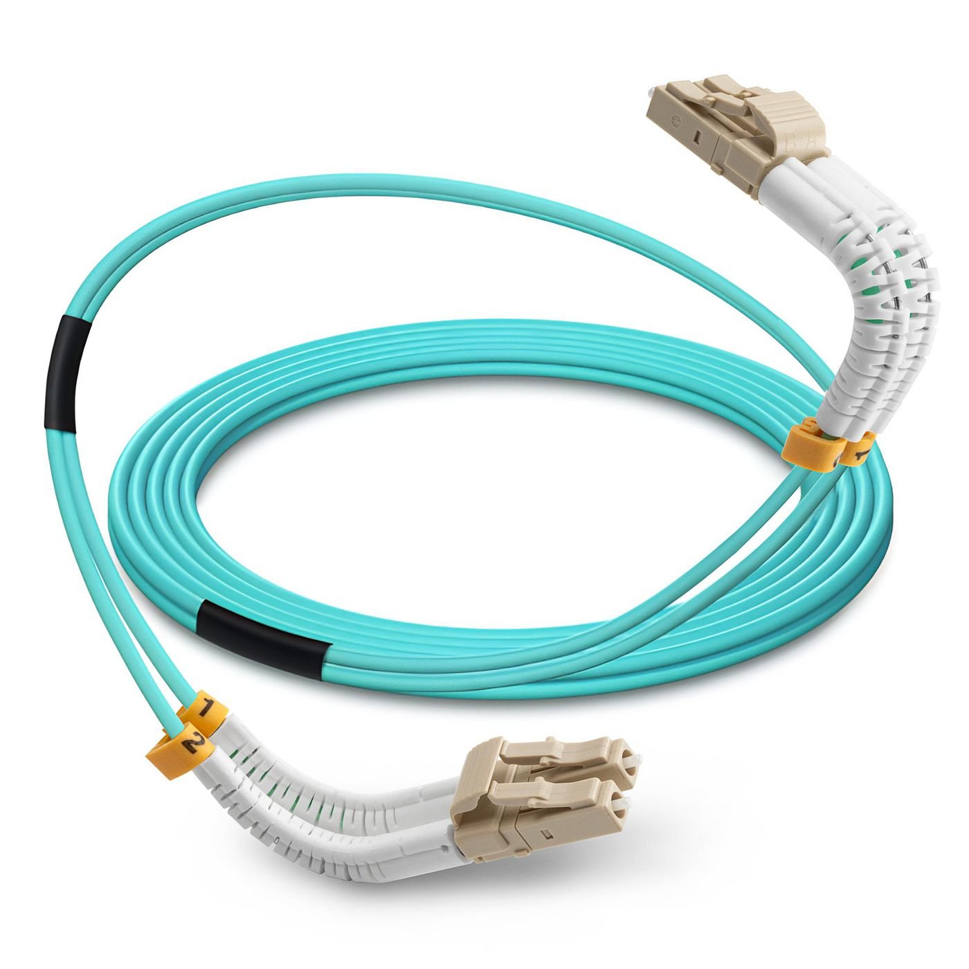 EAN 5715063505915 - Lanview LVO231472-FLEX Cable de fibra óptica e InfiniBand 10 m LC LC/LC Color aguamarina imagen 4