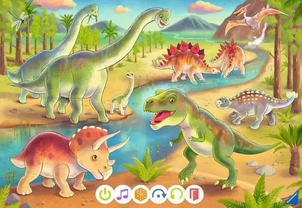 Rompecabezas Tiptoi De Ravensburger Para Pequeños Exploradores: Dinosaurios