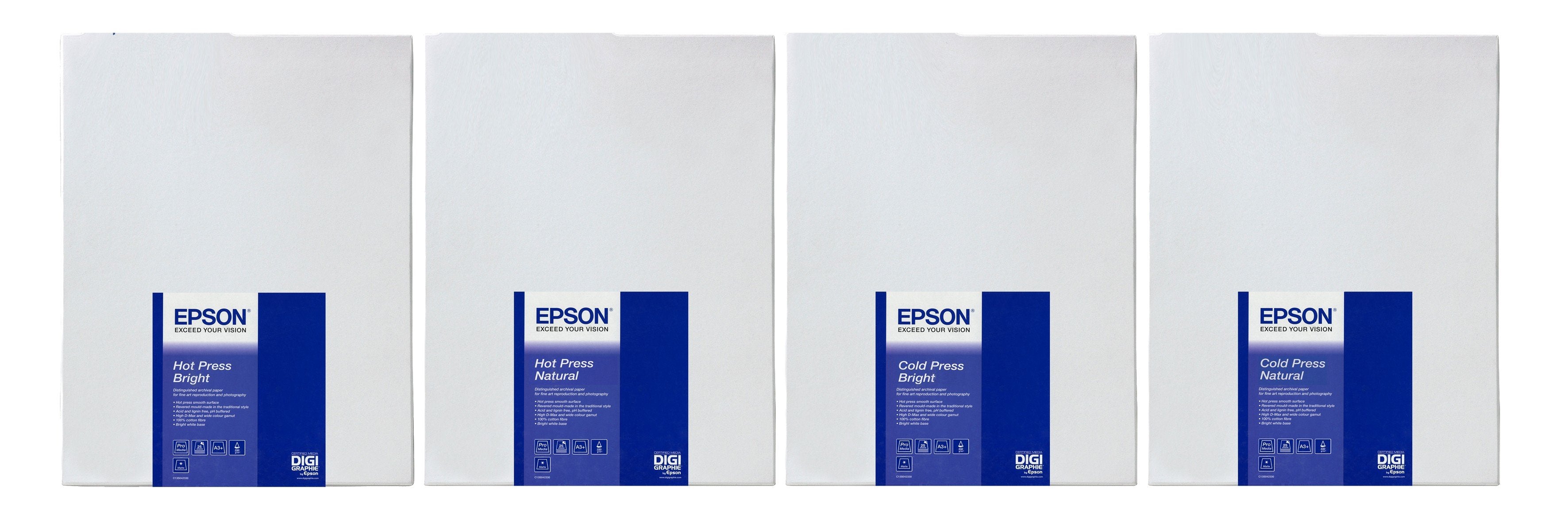 EAN 8715946428154 - Epson Cold Press Bright, 60" x 15m, 305g/m² formato grande Mate imagen 2