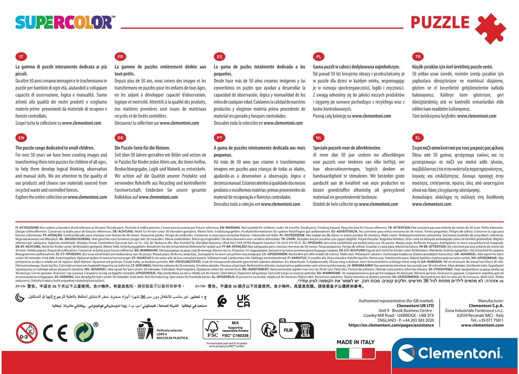 EAN 8005125275724 - Clementoni 27572 puzzle imagen 3