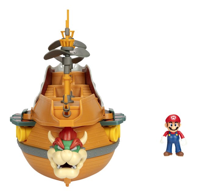 Playset Deluxe Aeronave Bowser Super Mario Nintendo