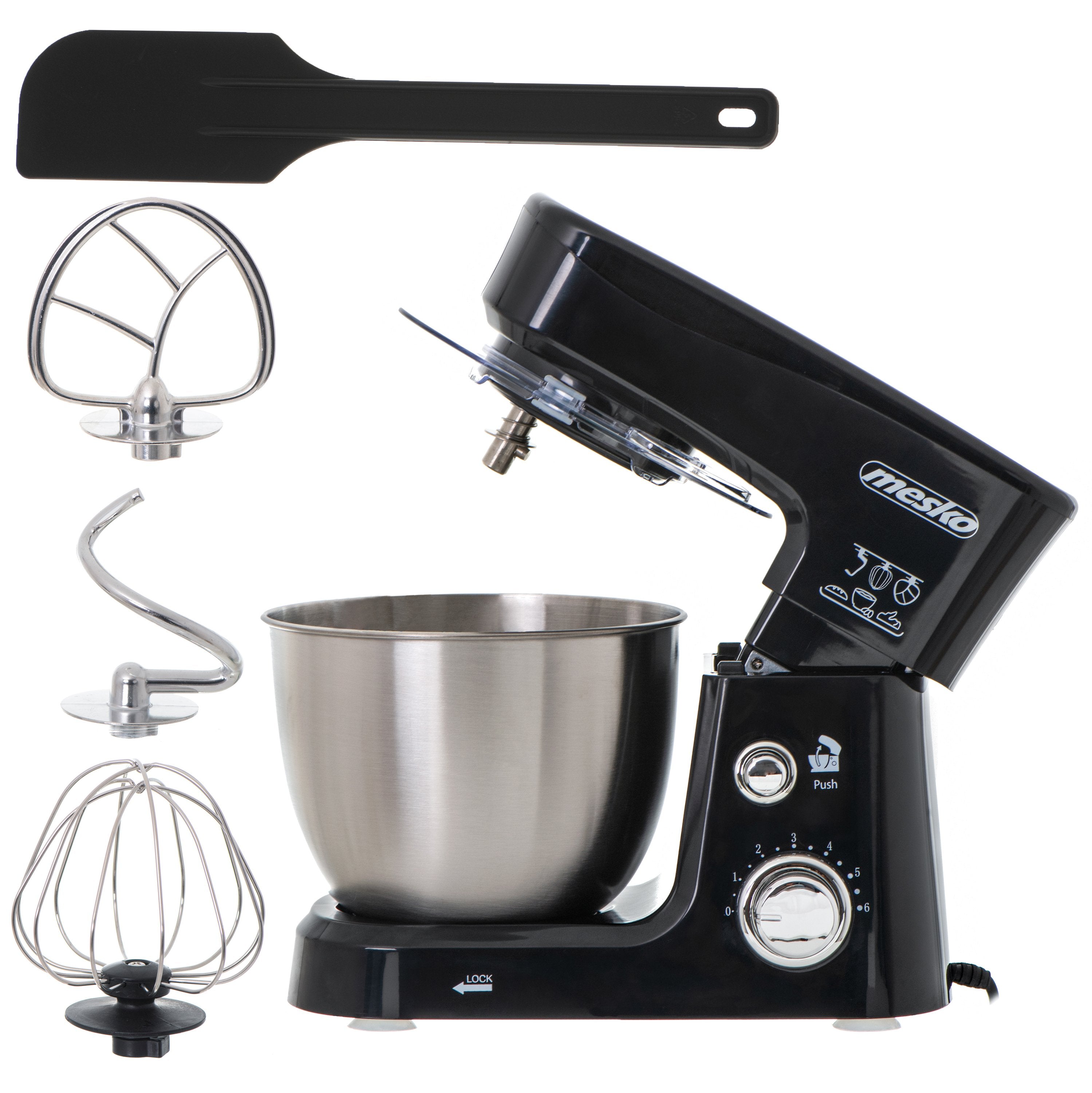 EAN 5902934838672 - Mesko Home MS 4217 robot de cocina 1200 W 3,5 L Negro, Acero inoxidable imagen 6