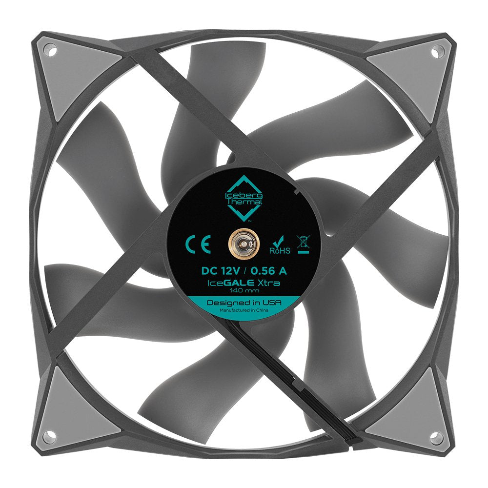 EAN 1230000071161 - Iceberg Thermal IceGALE Xtra Carcasa del ordenador Ventilador 14 cm Gris 1 pieza(s) imagen 3
