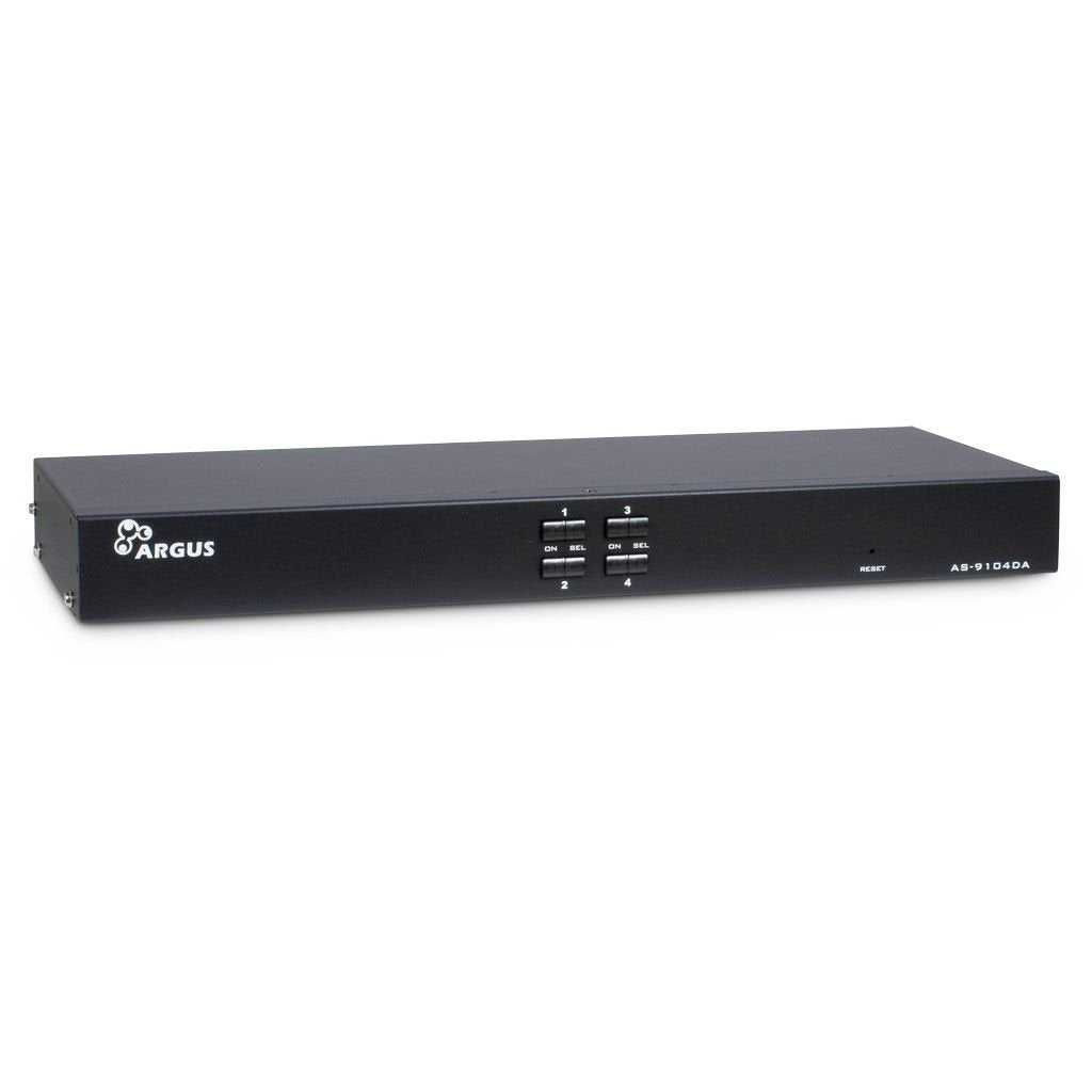 Inter-Tech Kvm-Switch As-9104da Rackmountdvi,4xdvi/Usb/Audio Retail